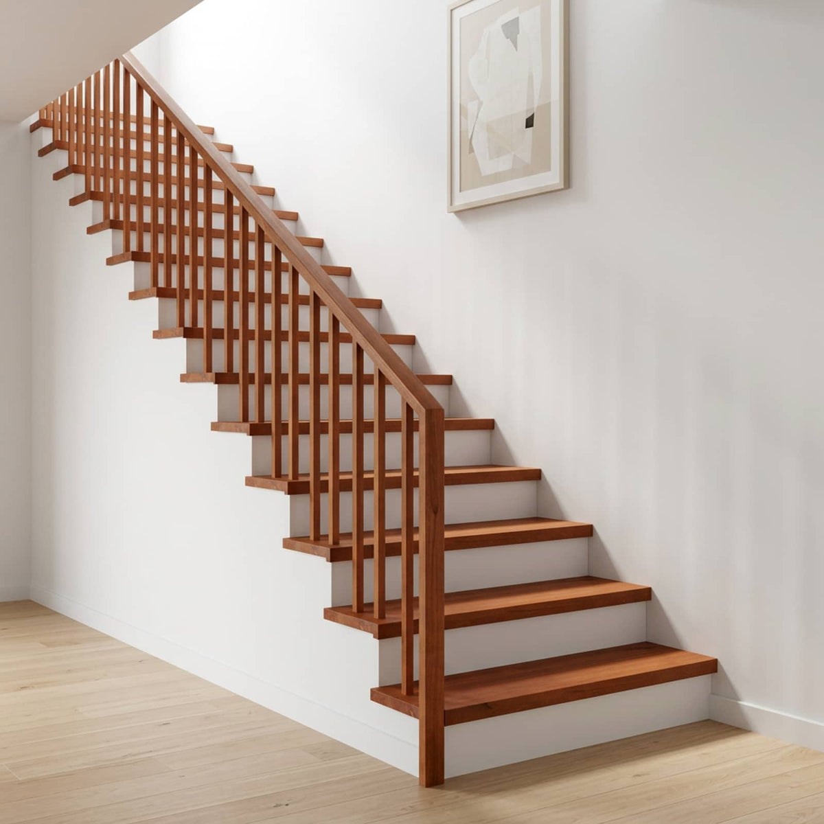 Stair Treads 2 pcs 80 x 30 x 2 cm Brown Solid Beech Wood