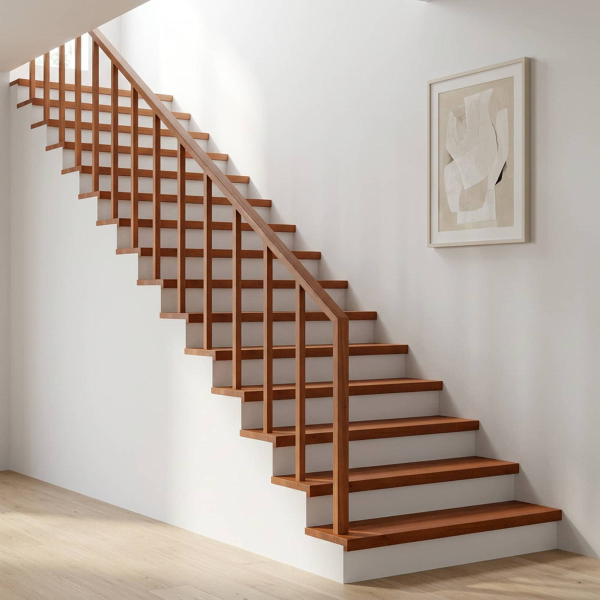 Stair Treads 2 pcs 100 x 30 x 2 cm Brown Solid Beech Wood