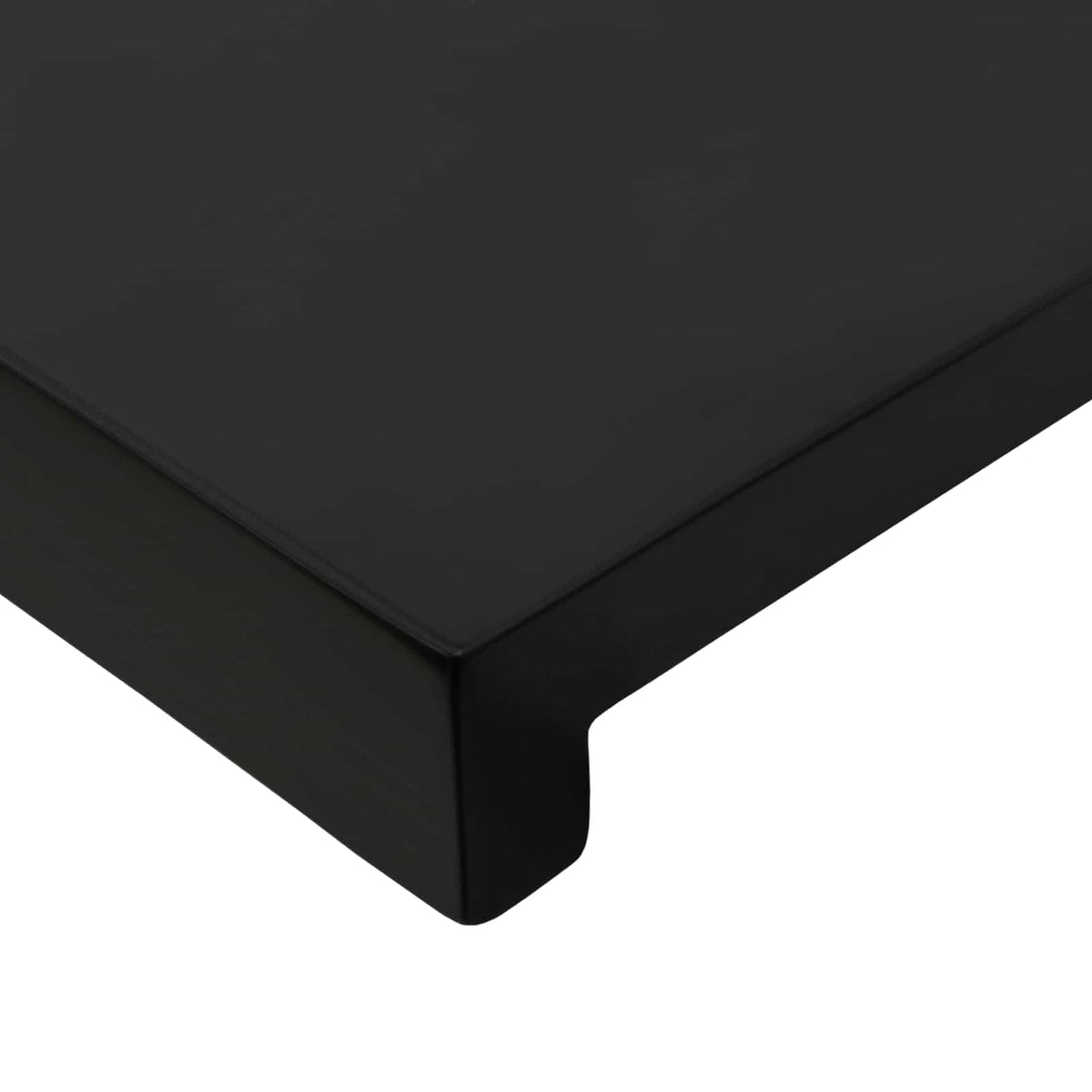 Stair Treads 16 pcs 110 x 25 x 2 cm Black Solid Beech Wood