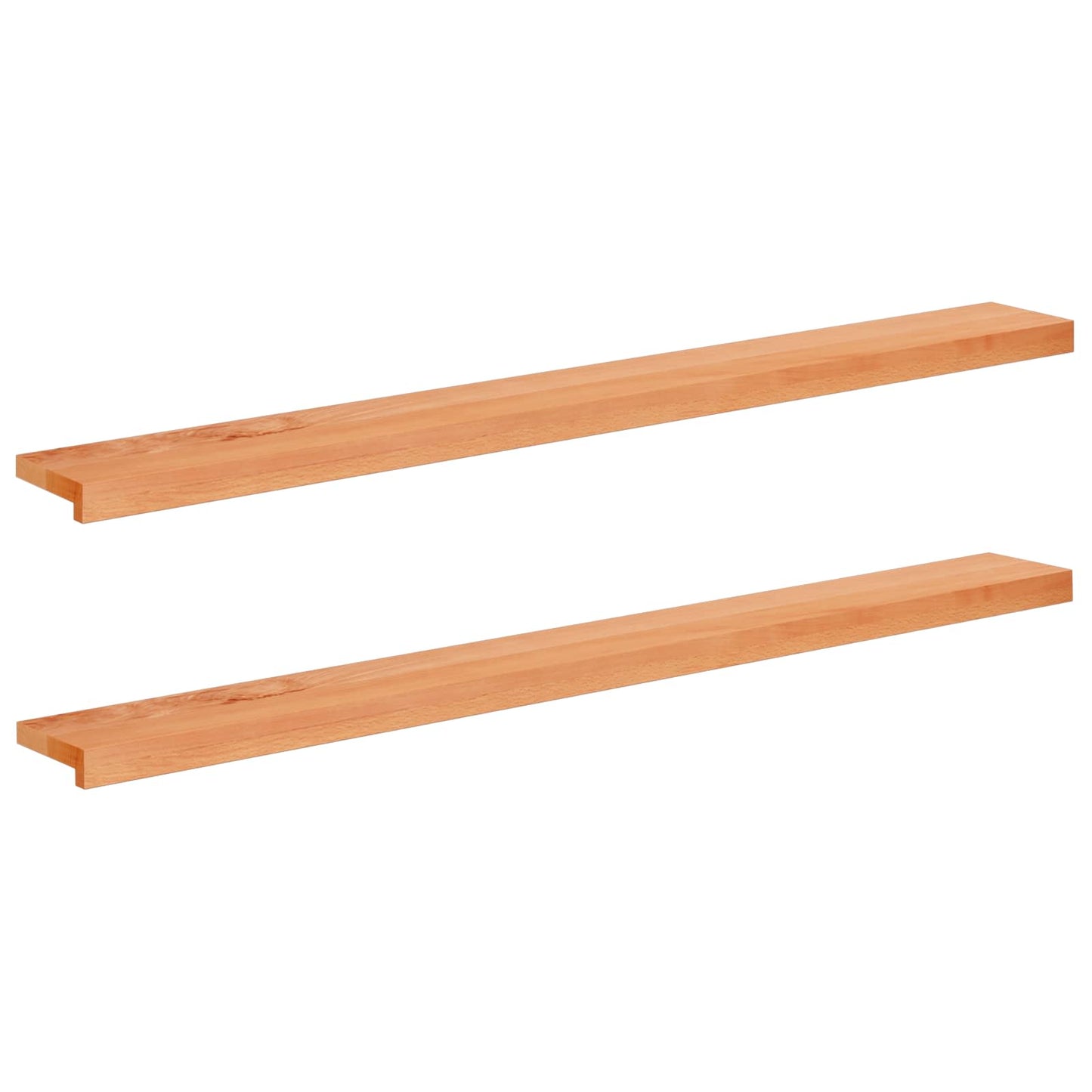 Window Sills 2 pcs Varnished 160 x 20 x 2 cm Solid Beech Wood