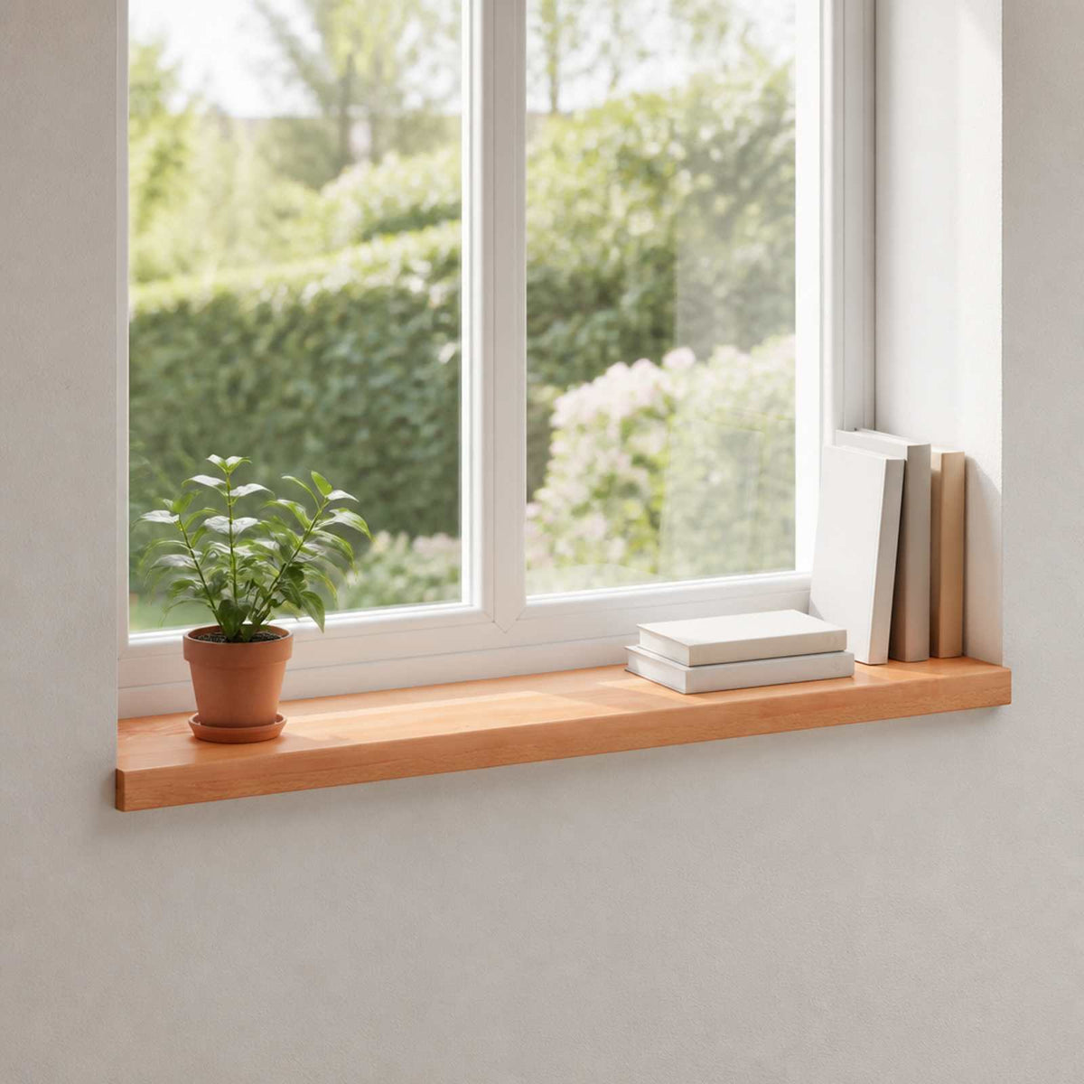Window Sills 2 pcs Varnish 70 x 25 x 2 cm Solid Beech Wood