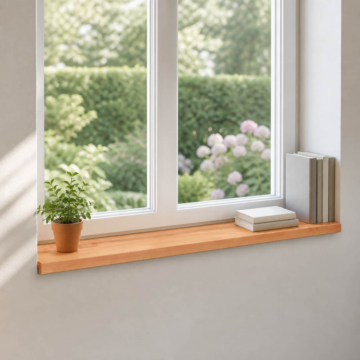 Window Sills 2 pcs Varnish 140 x 30 x 2 cm Solid Beech Wood