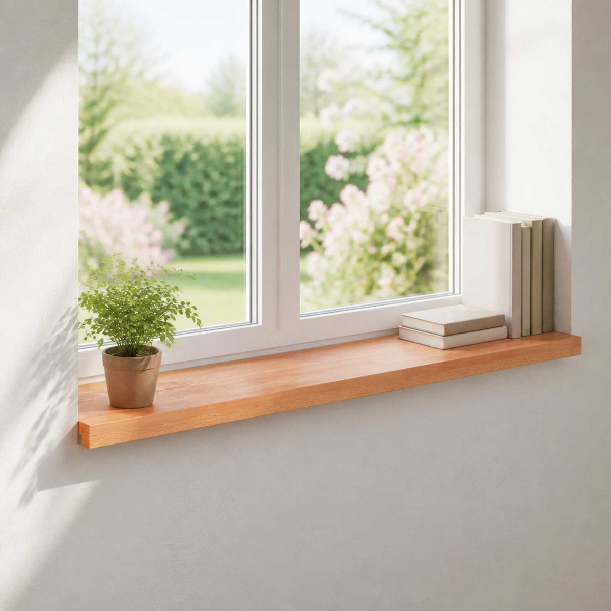 Window Sills 2 pcs Varnished 70 x 40 x 2 cm Solid Beech Wood