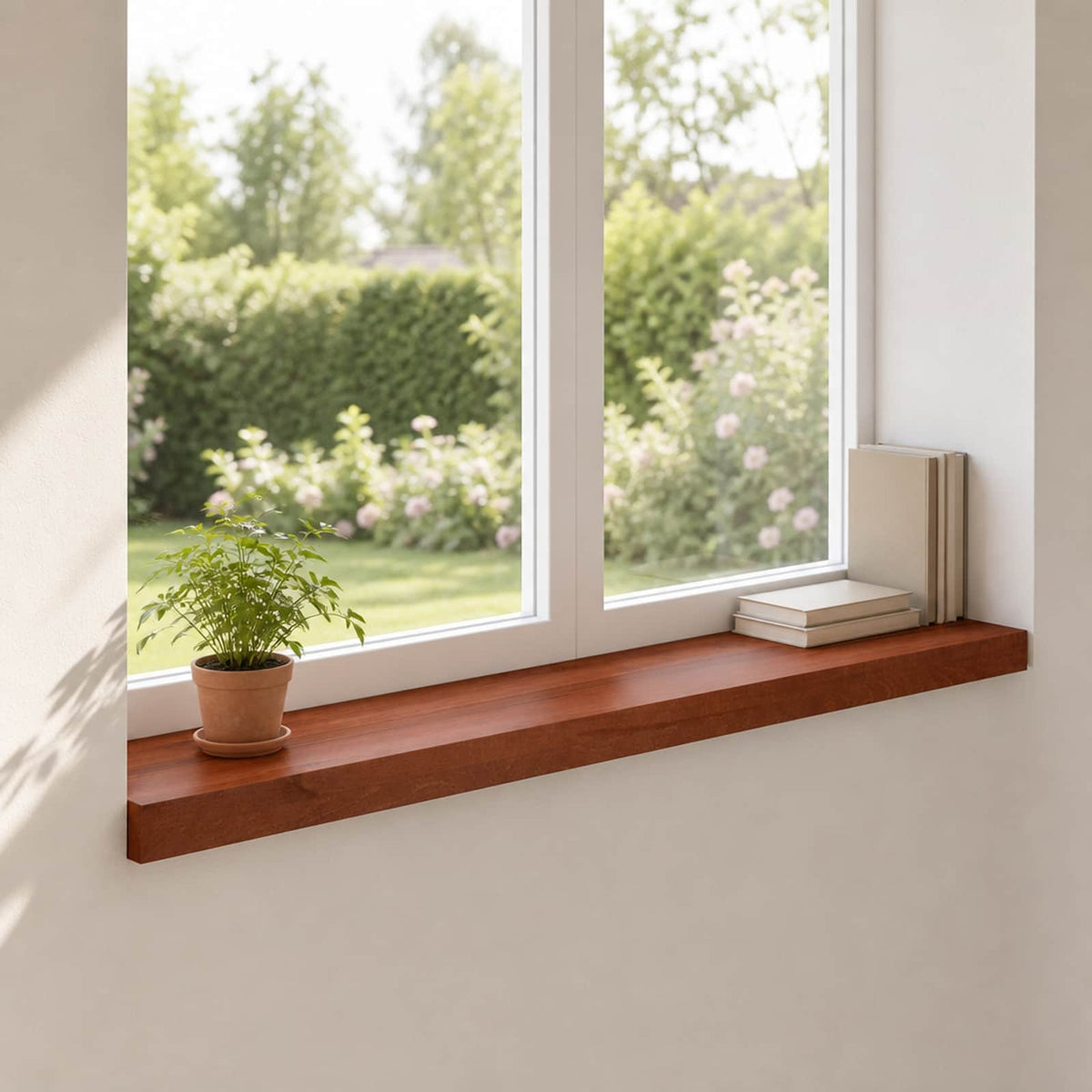 Window Sills 2 pcs Brown 70 x 15 x 2 cm Solid Beech Wood