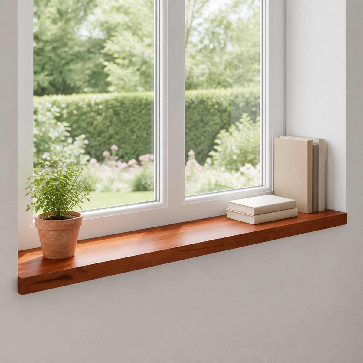 Window Sills 2 pcs Brown 70 x 30 x 2 cm Solid Beech Wood