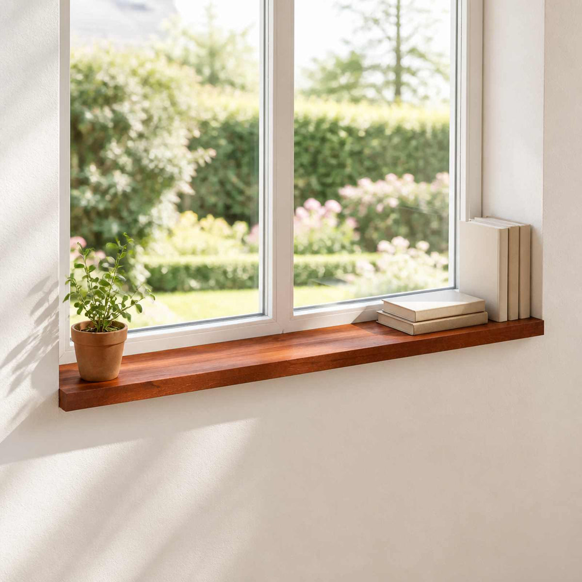 Window Sills 2 pcs Brown 160 x 30 x 2 cm Solid Beech Wood