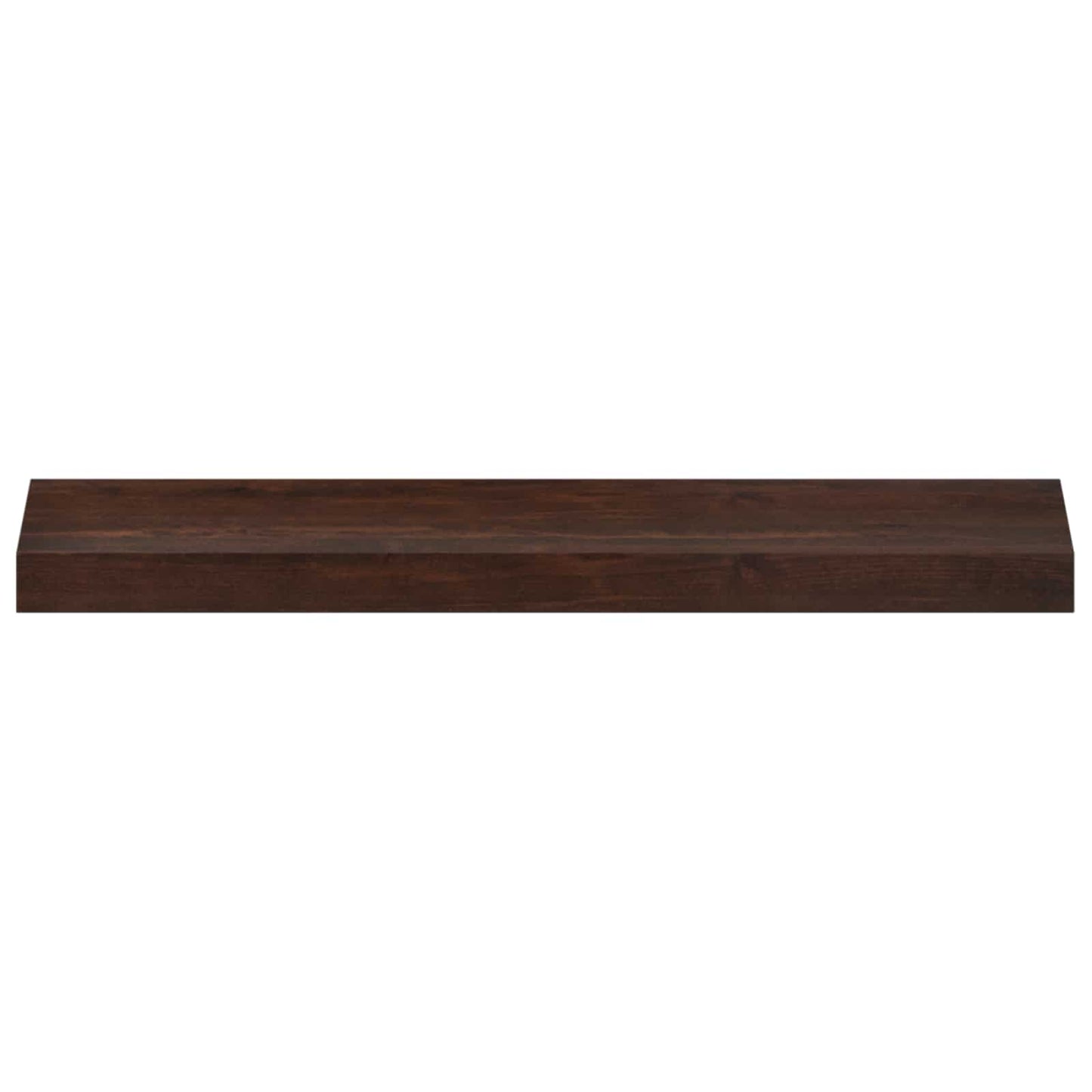Window Sills 2 pcs Dark Brown 80x 15 x 2 cm Solid Beech Wood