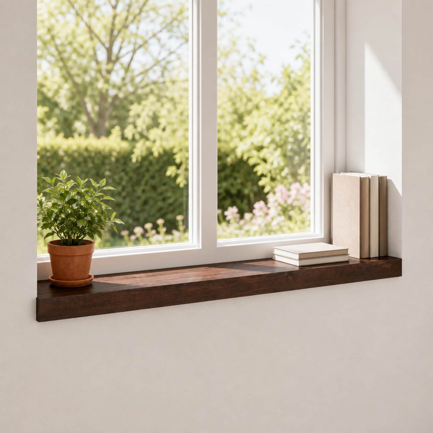 Window Sills 2 pcs Dark Brown 70 x 20 x 2 cm Solid Beech Wood