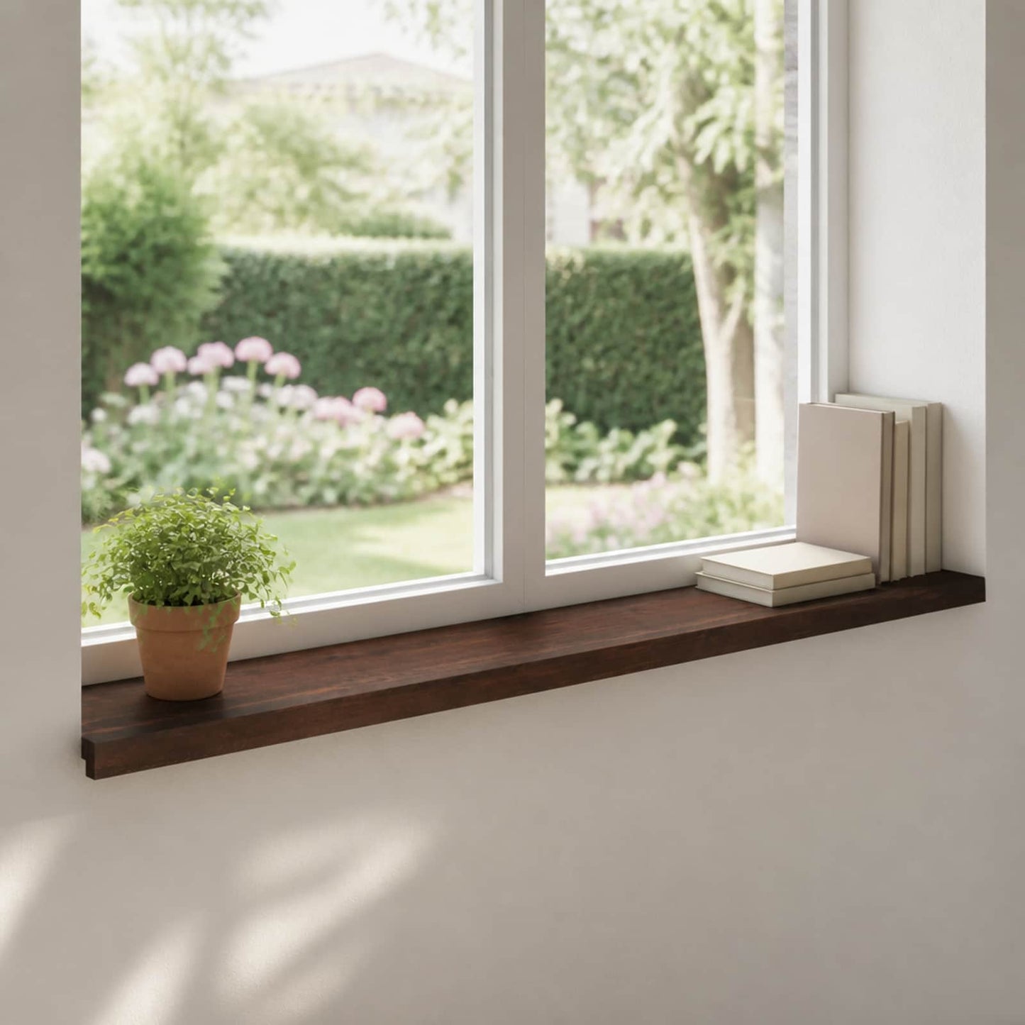 Window Sills 2 pcs Dark Brown 160 x 30 x 2 cm Solid Beech Wood