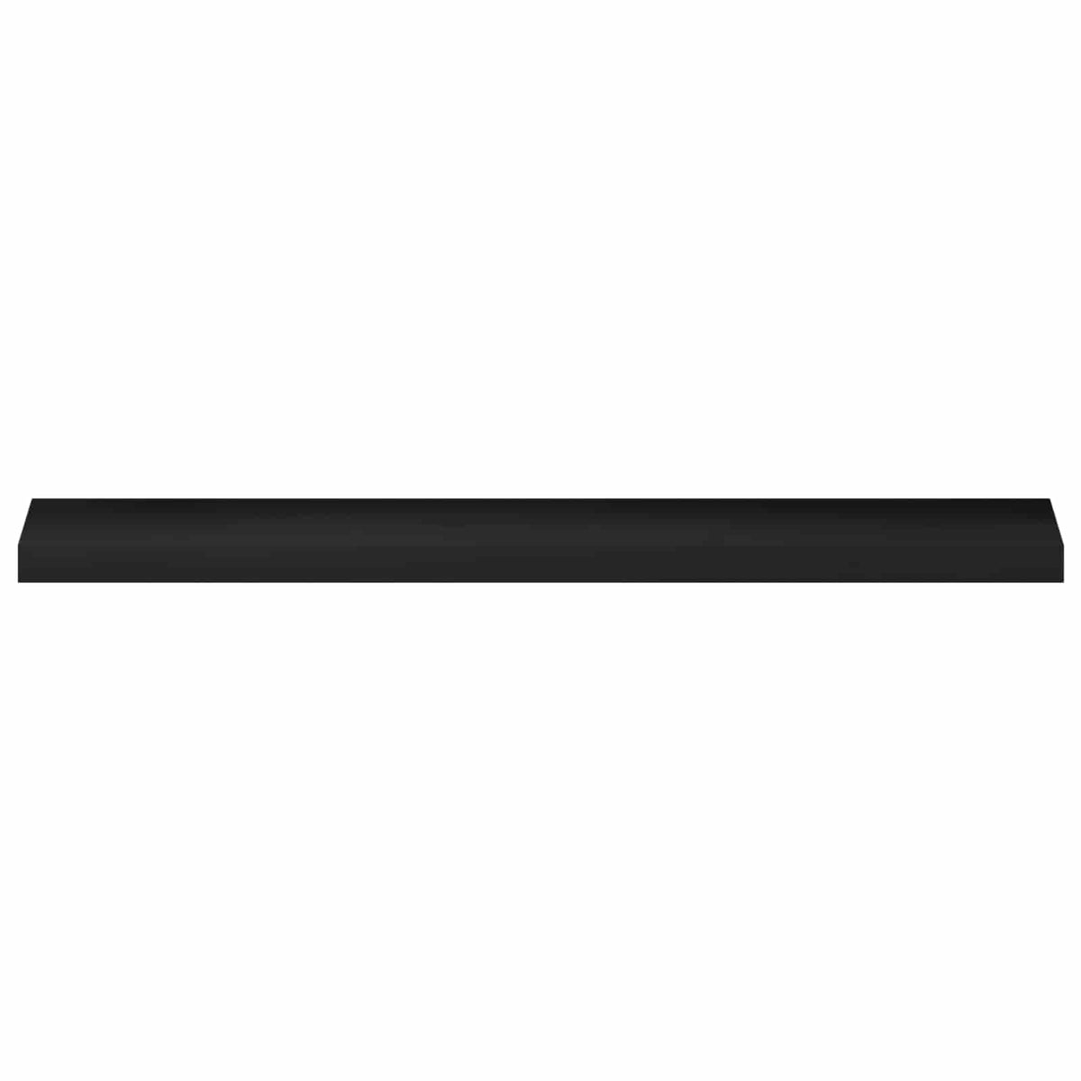Window Sills 2 pcs Black 120 x 15 x 2 cm Solid Beech Wood