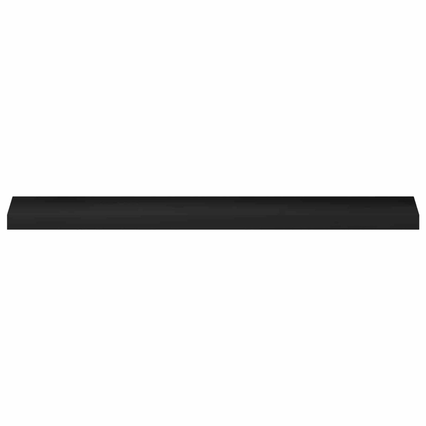 Window Sills 2 pcs Black 120 x 20 x 2 cm Solid Beech Wood