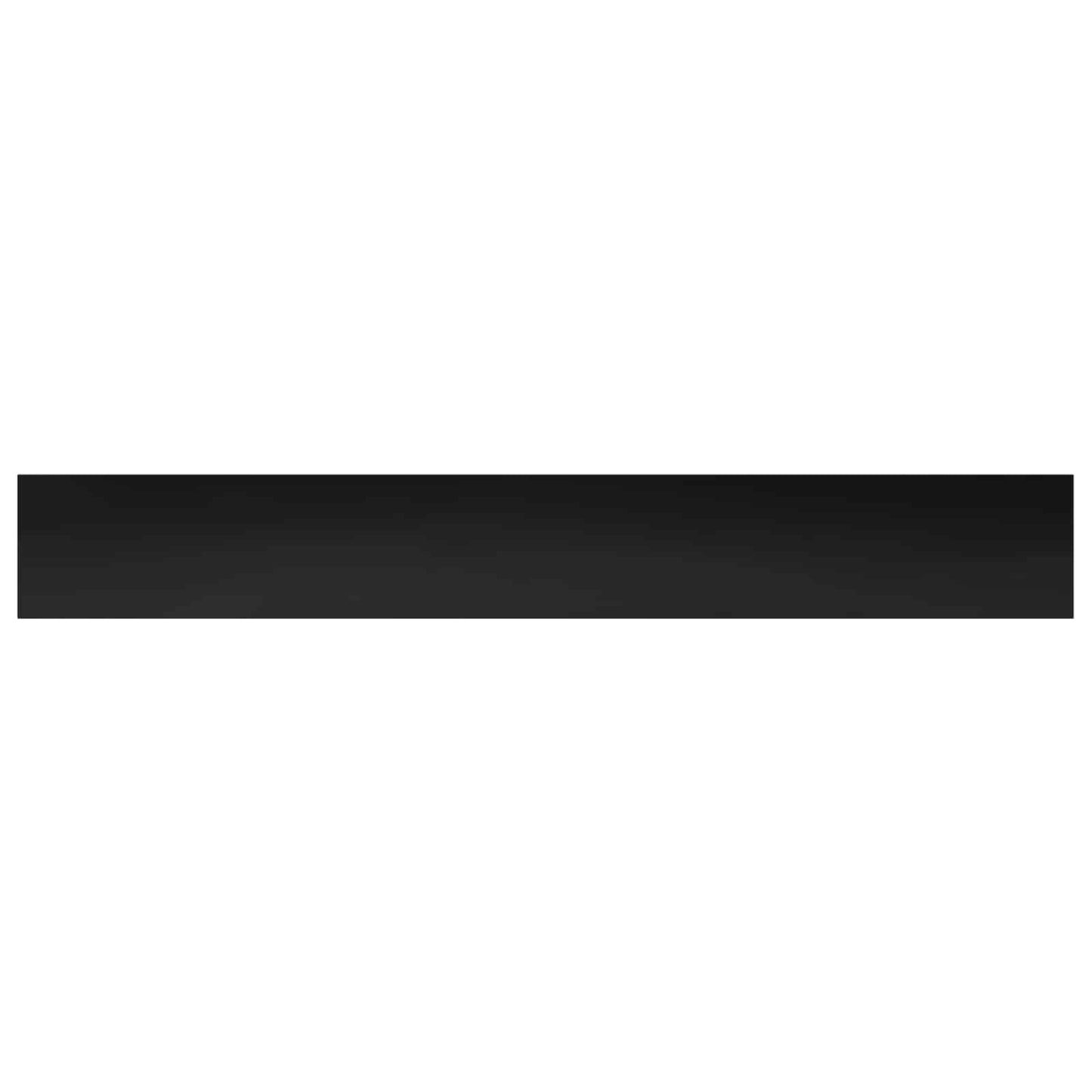 Window Sills 2 pcs Black 120 x 20 x 2 cm Solid Beech Wood