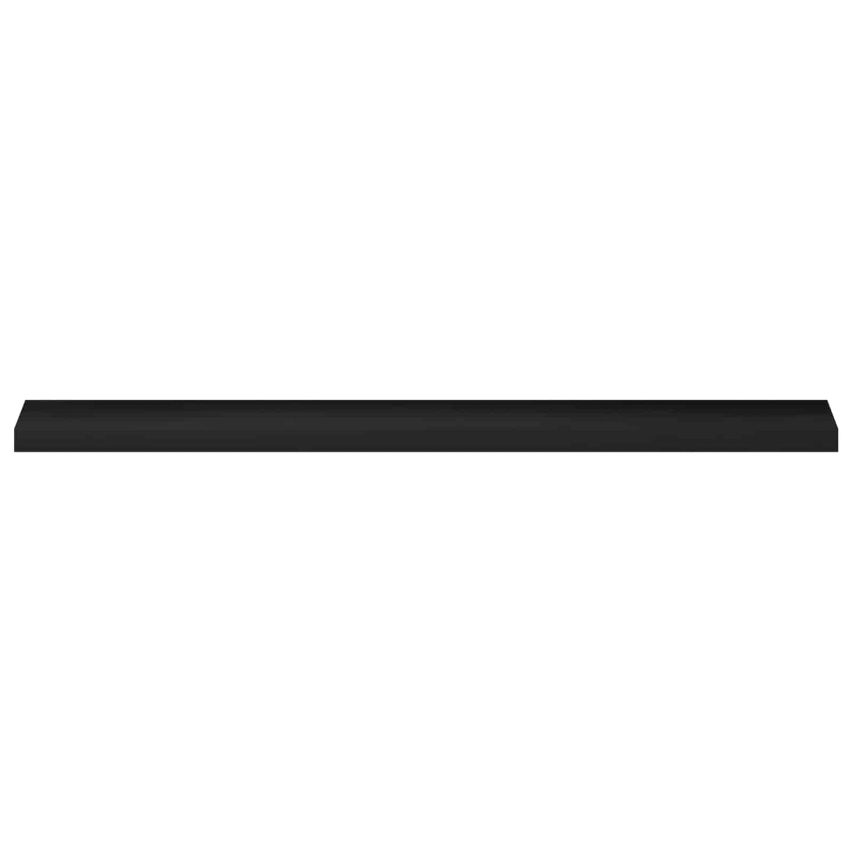 Window Sills 2 pcs Black 160 x 20 x 2 cm Solid Beech Wood