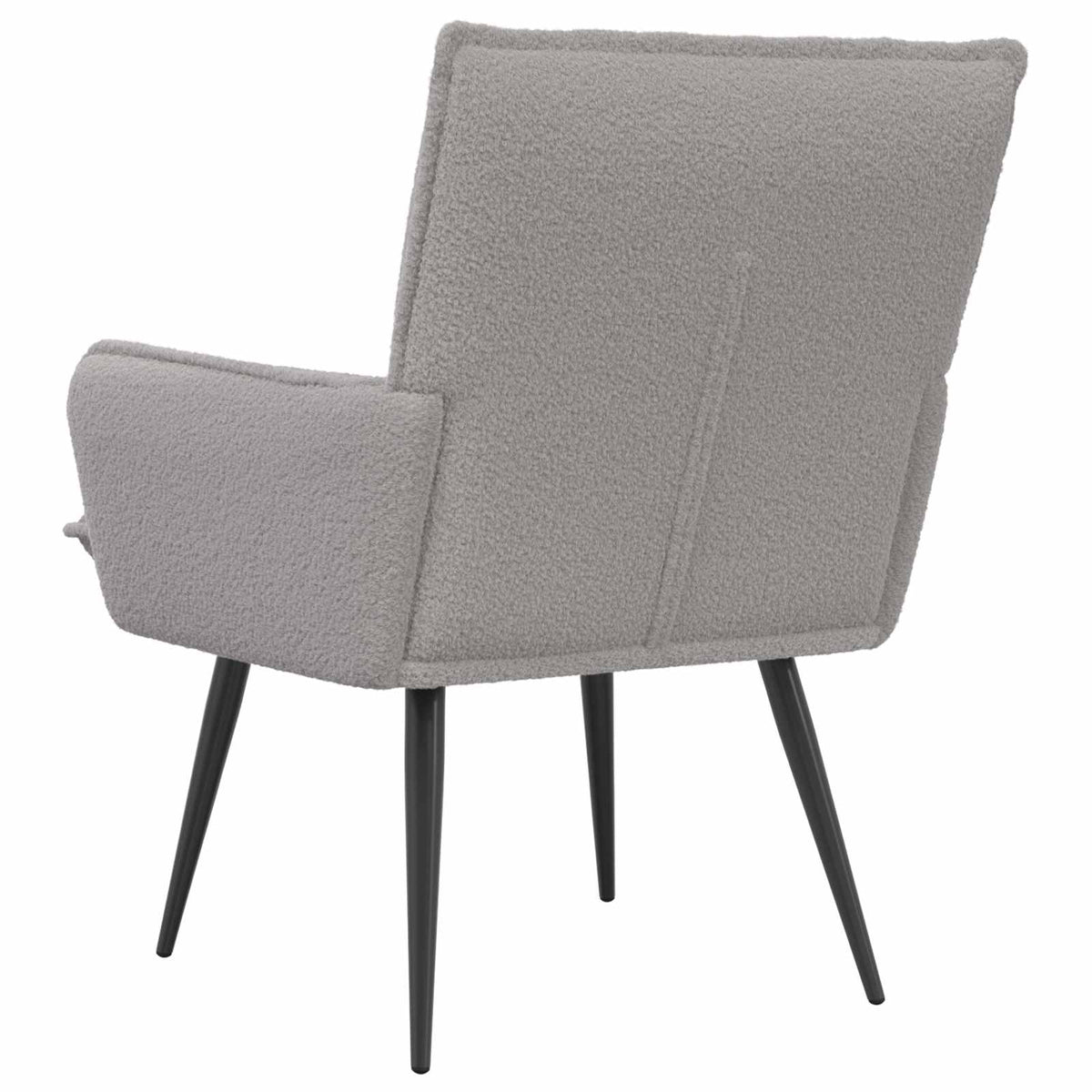Armchair Light Grey Bouclé