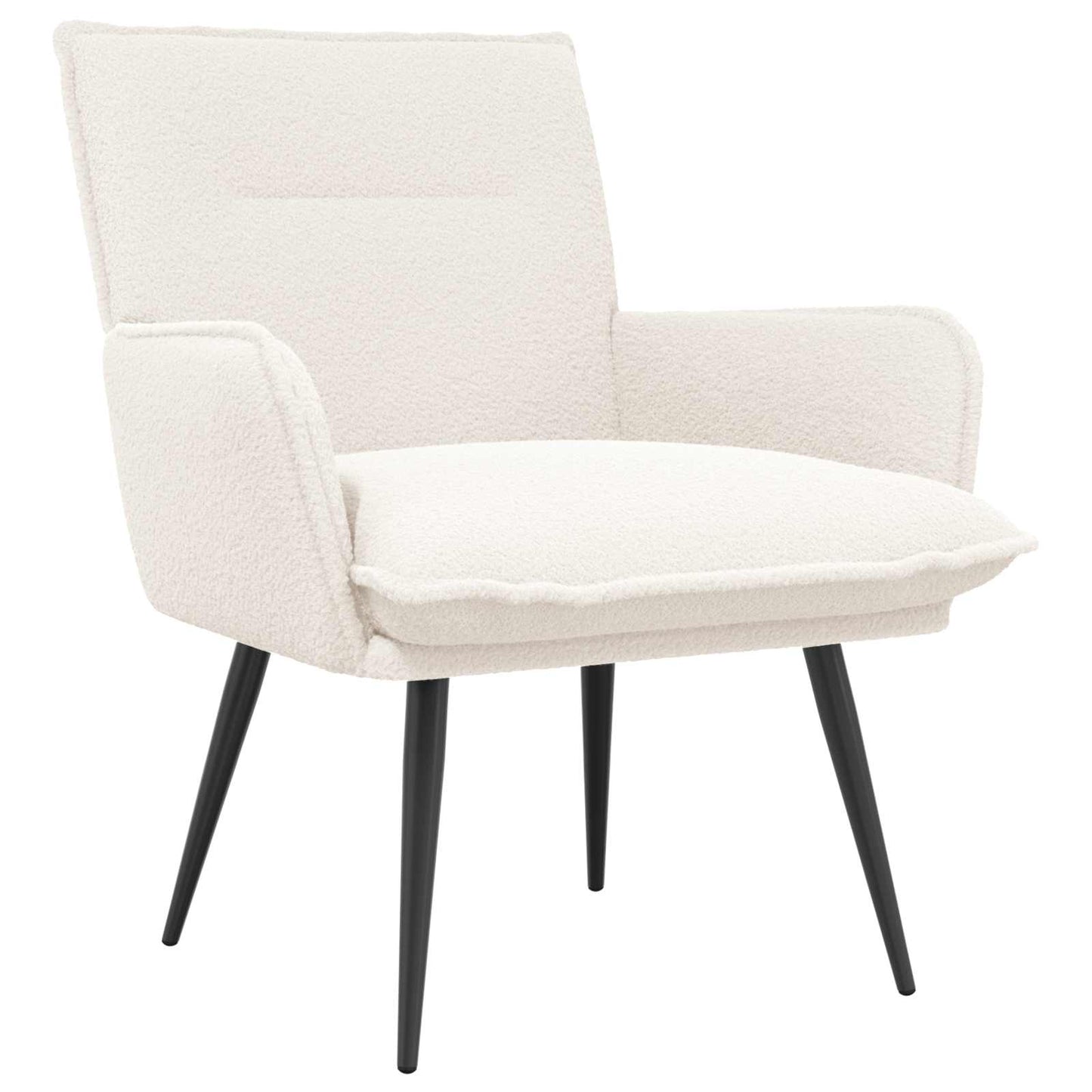 Armchair Cream Bouclé