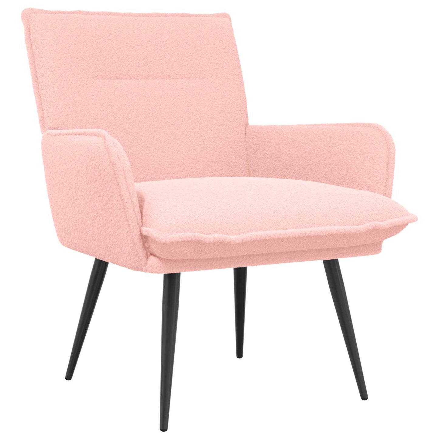 Armchair Pink Bouclé