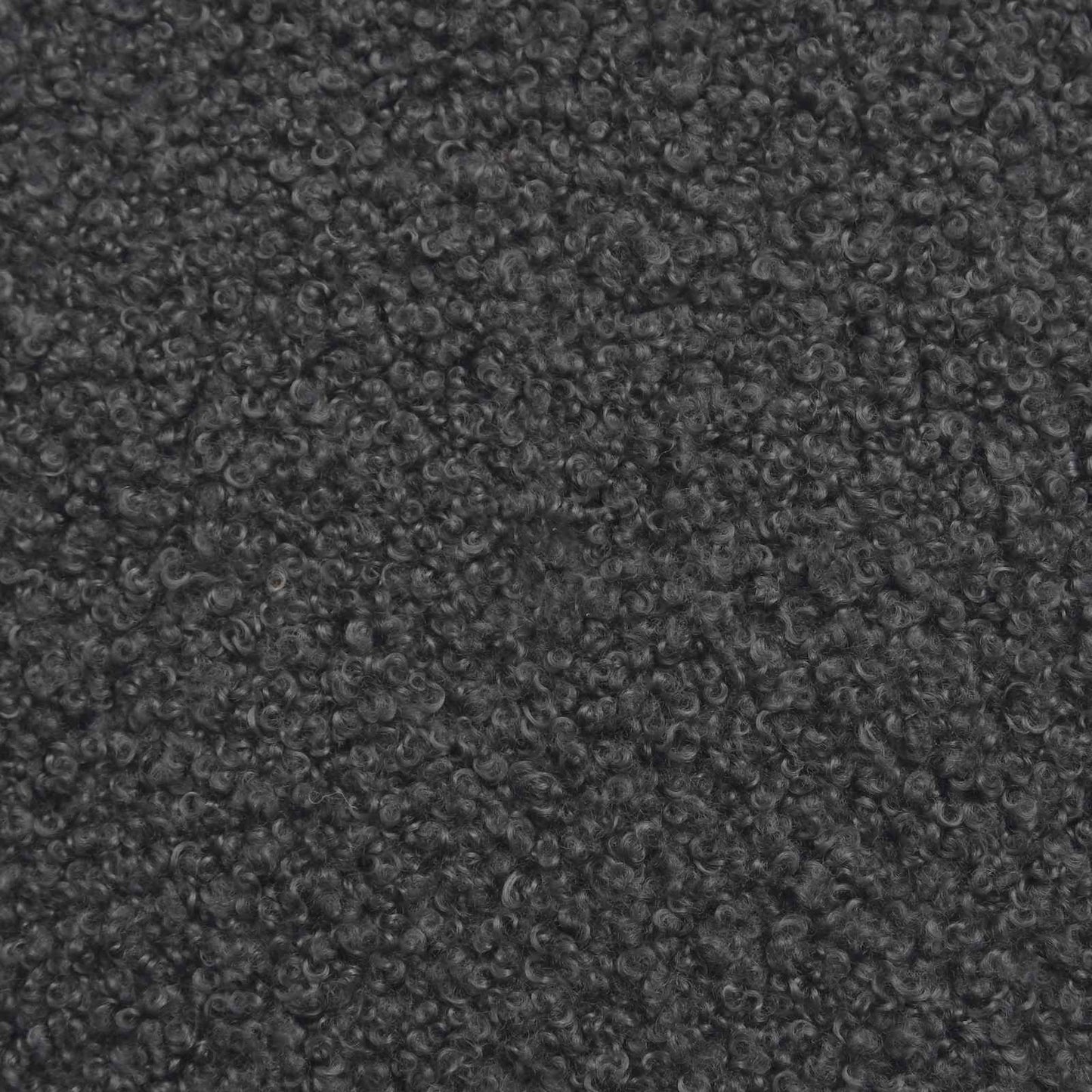 Armchair Dark Grey Bouclé