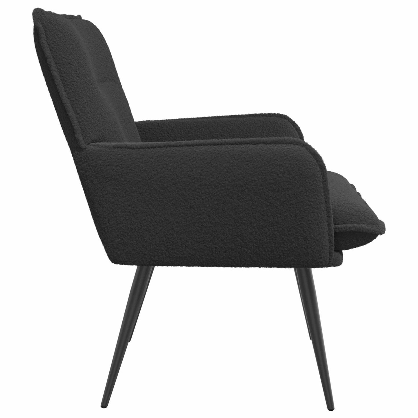 Armchair Dark Grey Bouclé