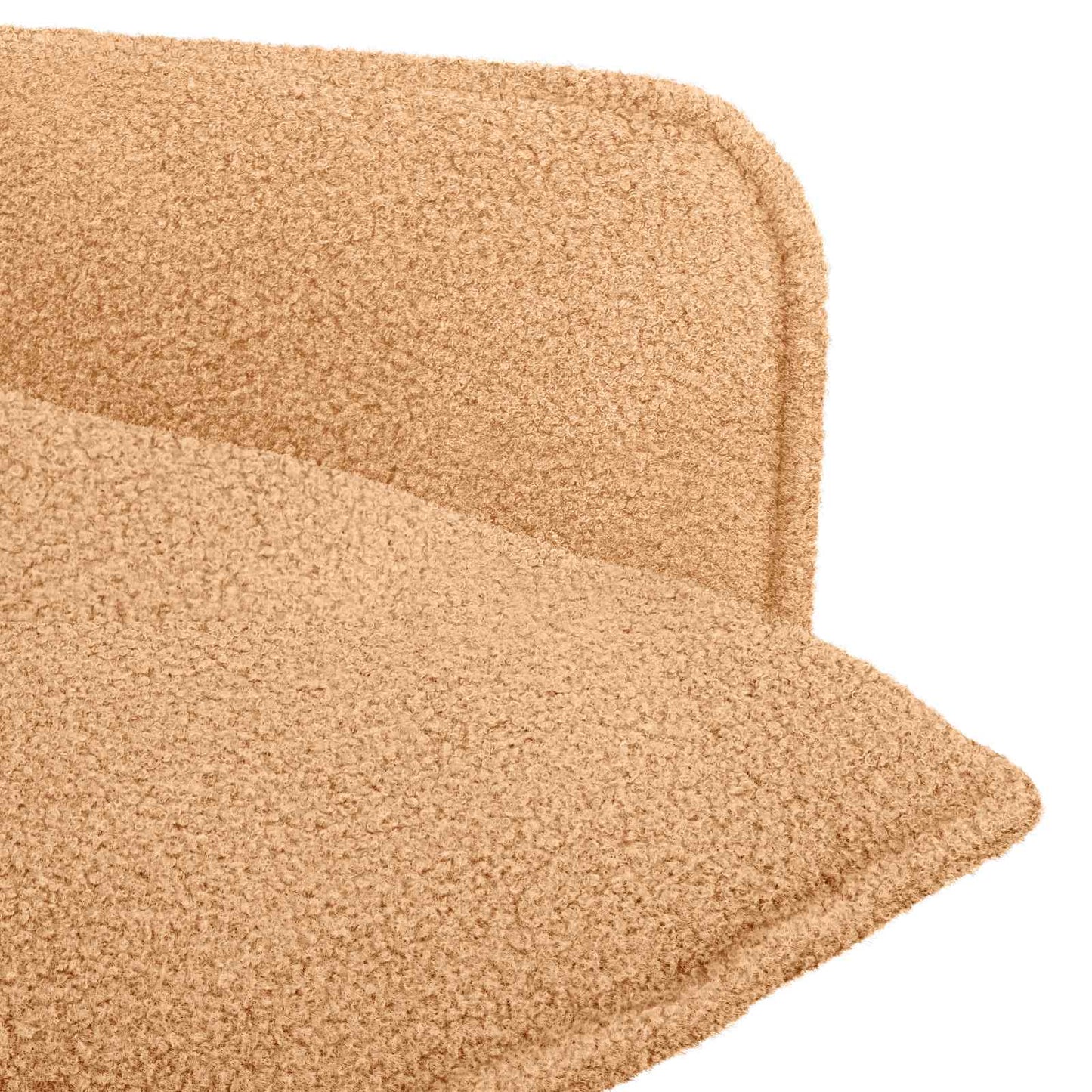 Armchair Beige Bouclé