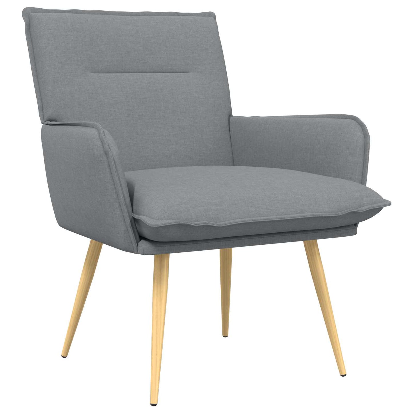 Armchair Light Grey Fabric