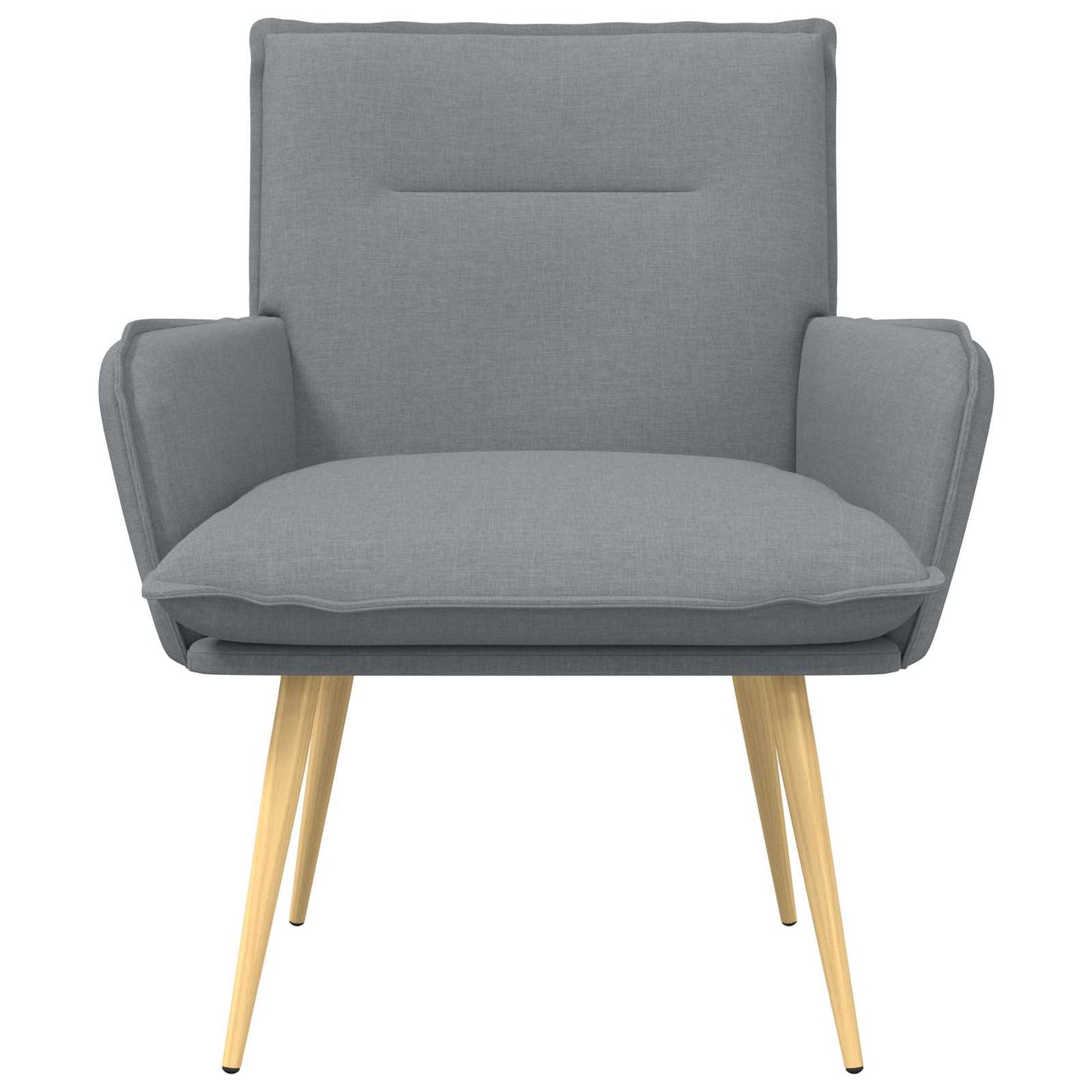 Armchair Light Grey Fabric