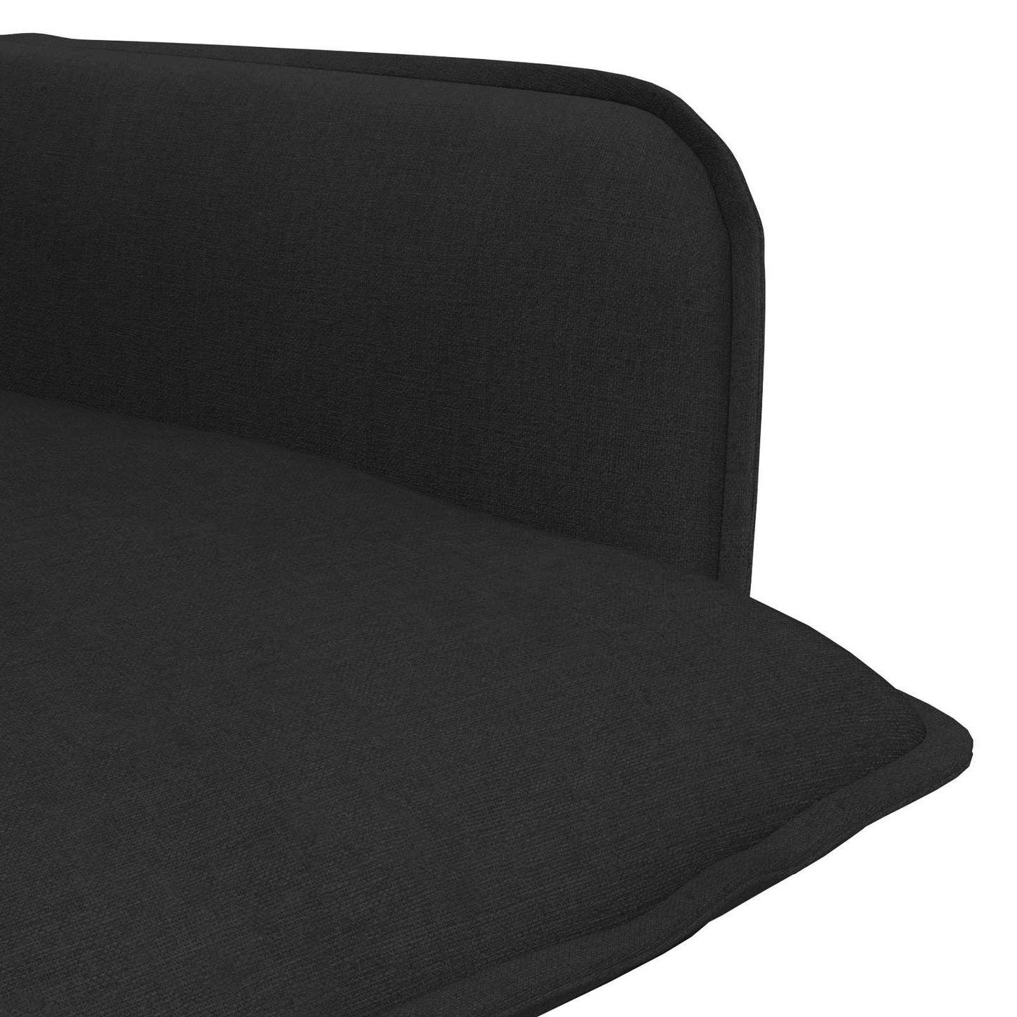 Armchair Black Fabric