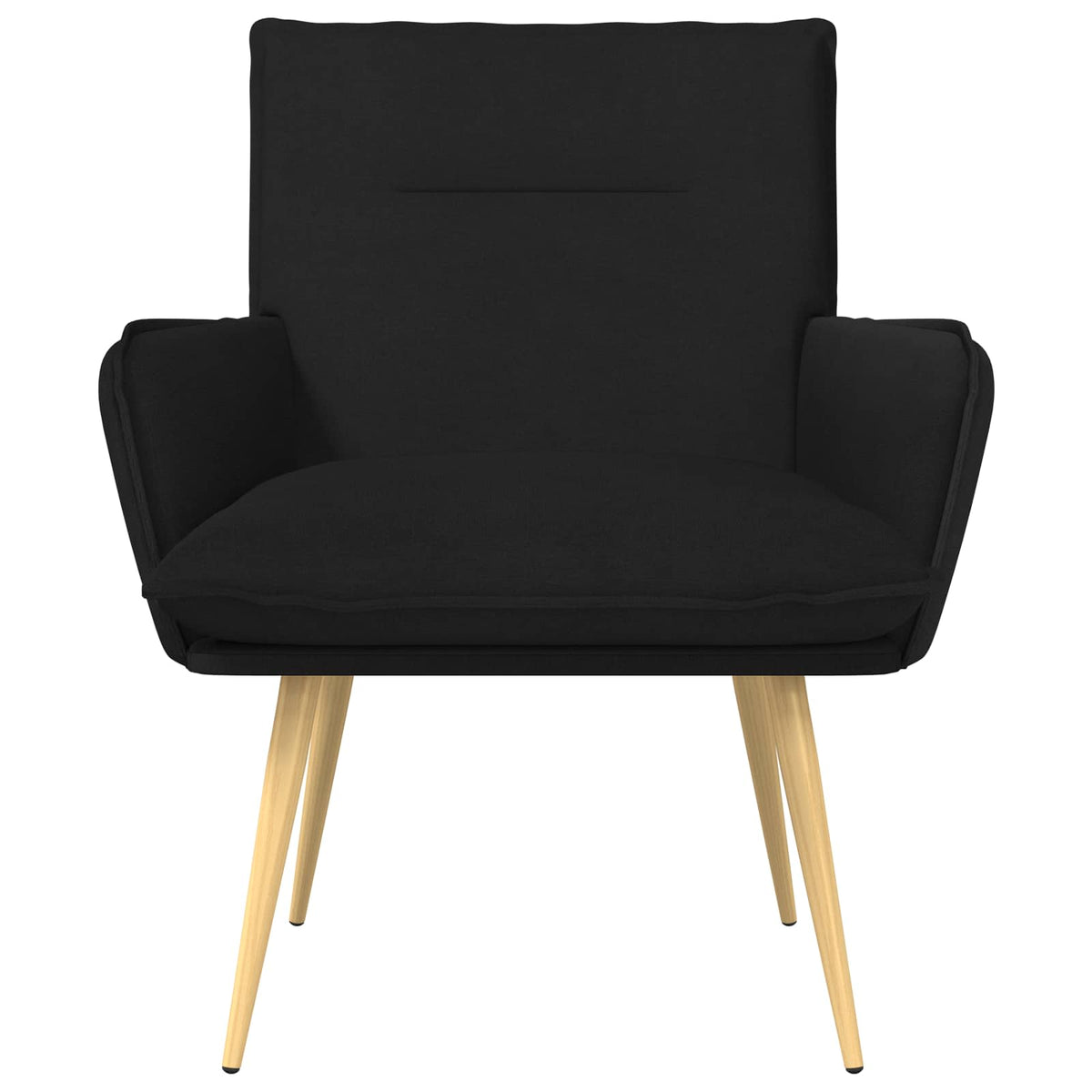 Armchair Black Fabric