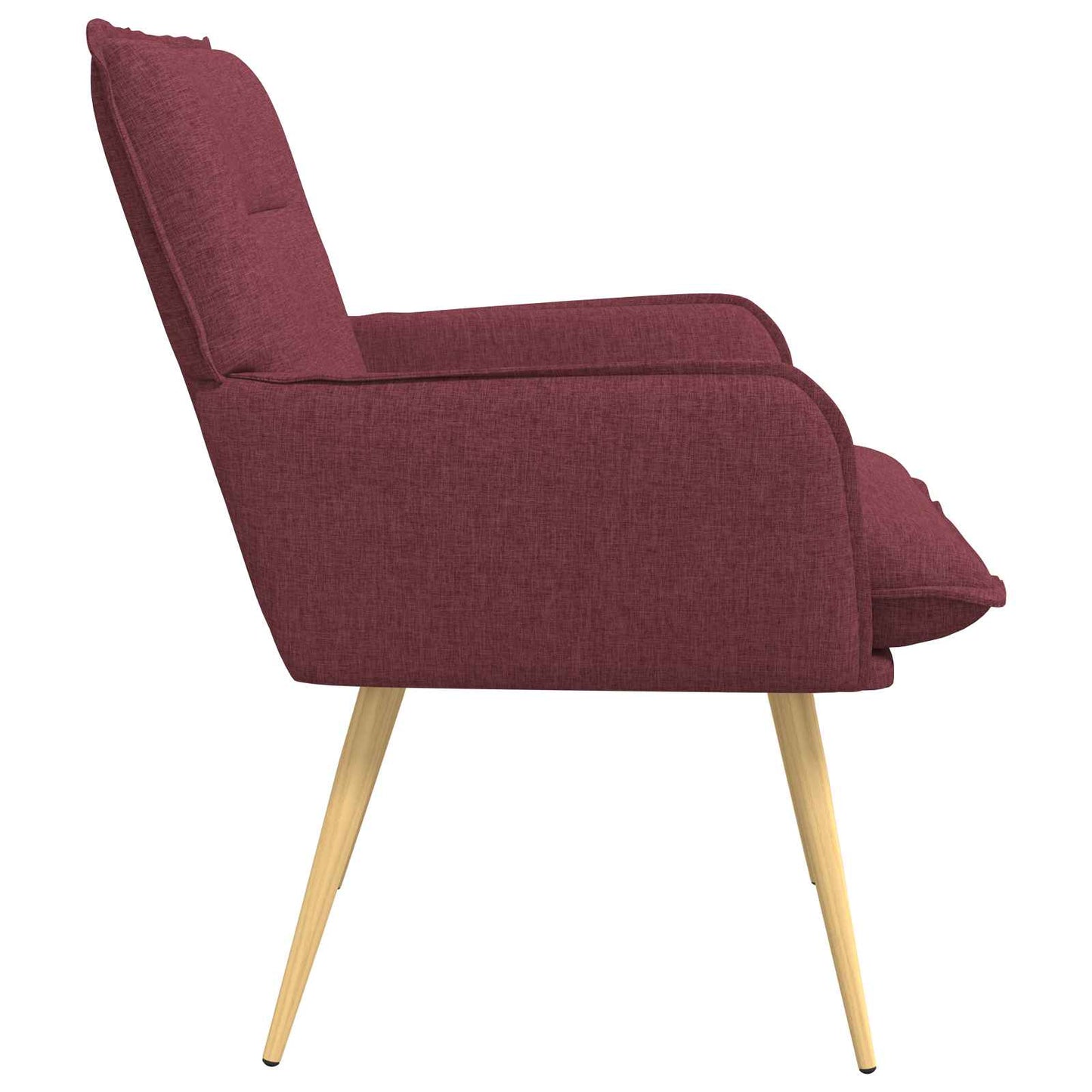 Armchair Wine Red Fabric