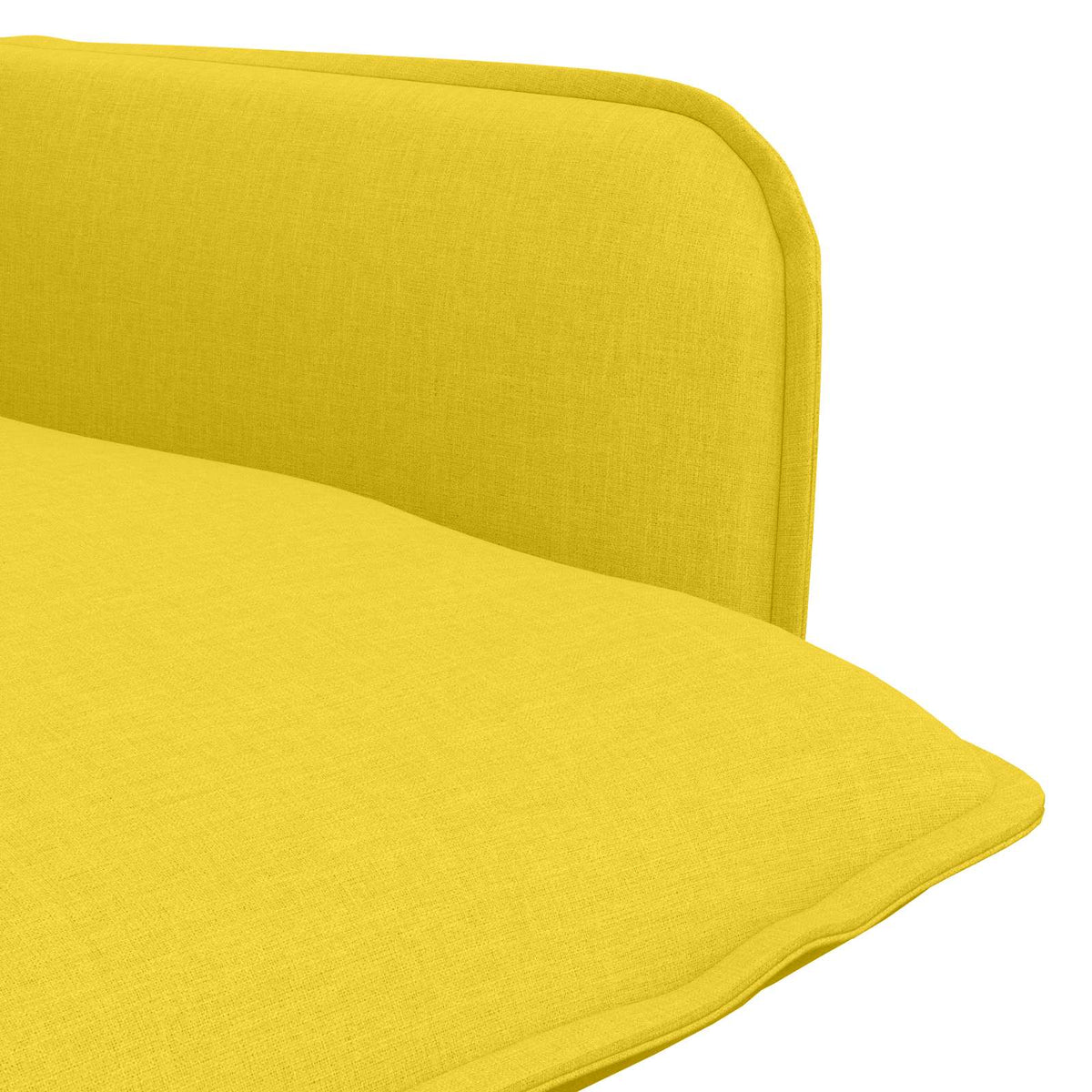 Armchair Light Yellow Fabric