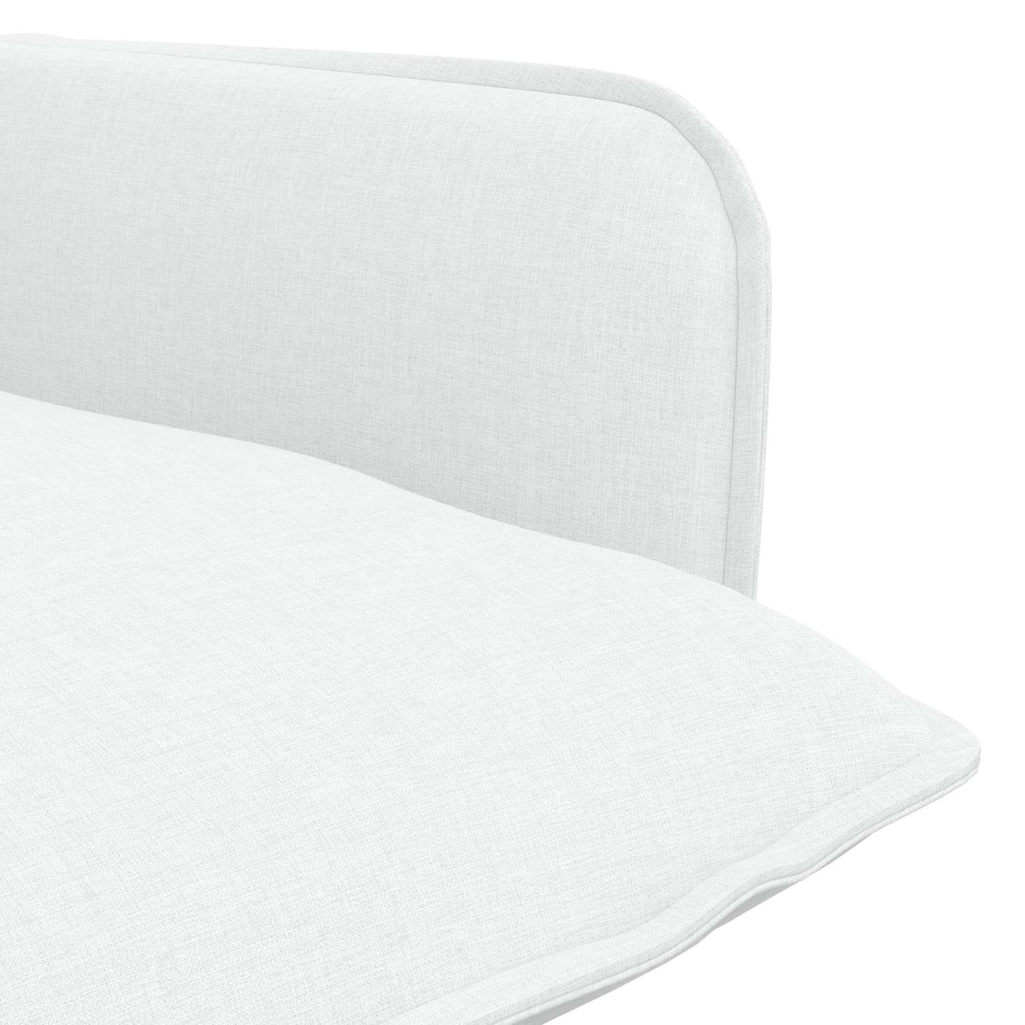 Armchair White Fabric