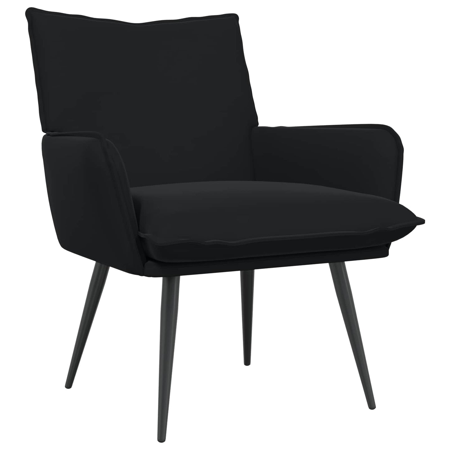 Armchair Black Velvet