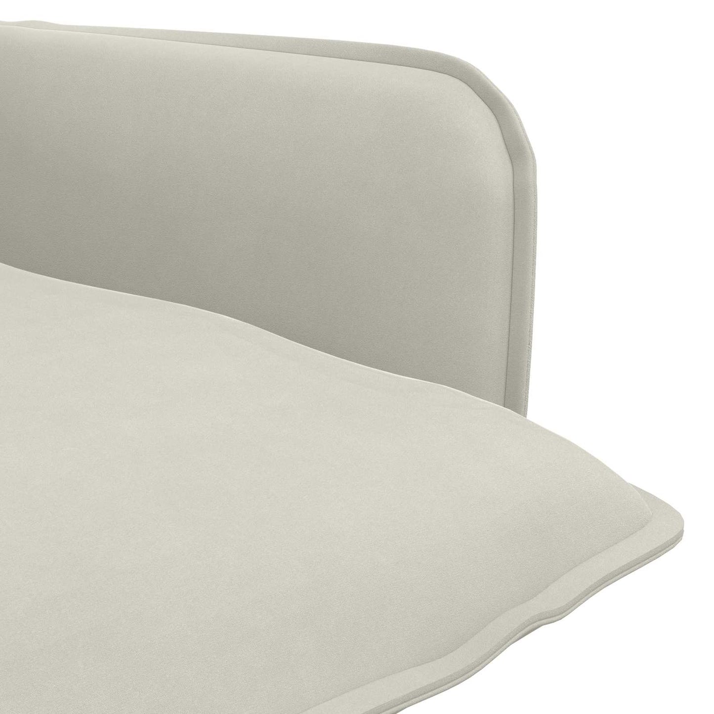 Armchair Cream Velvet