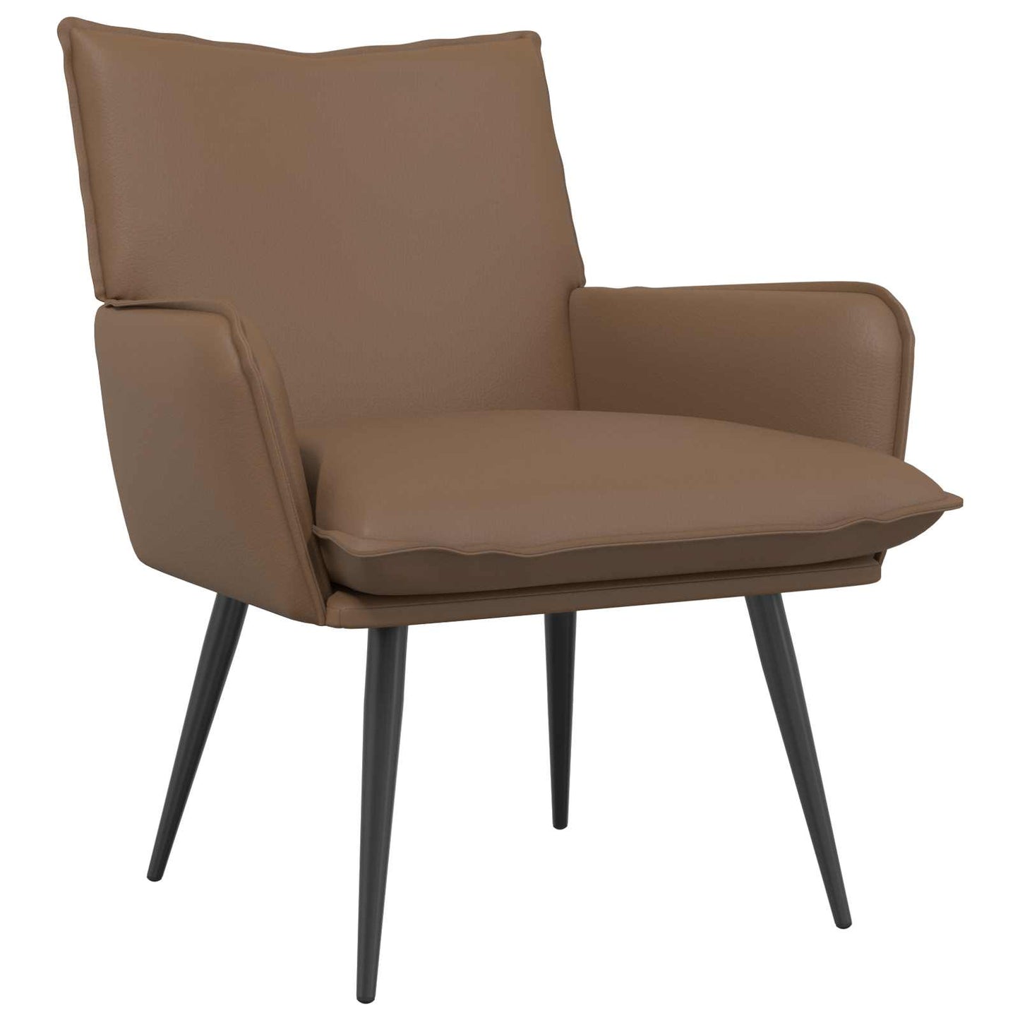 Armchair Cappuccino Faux Leather