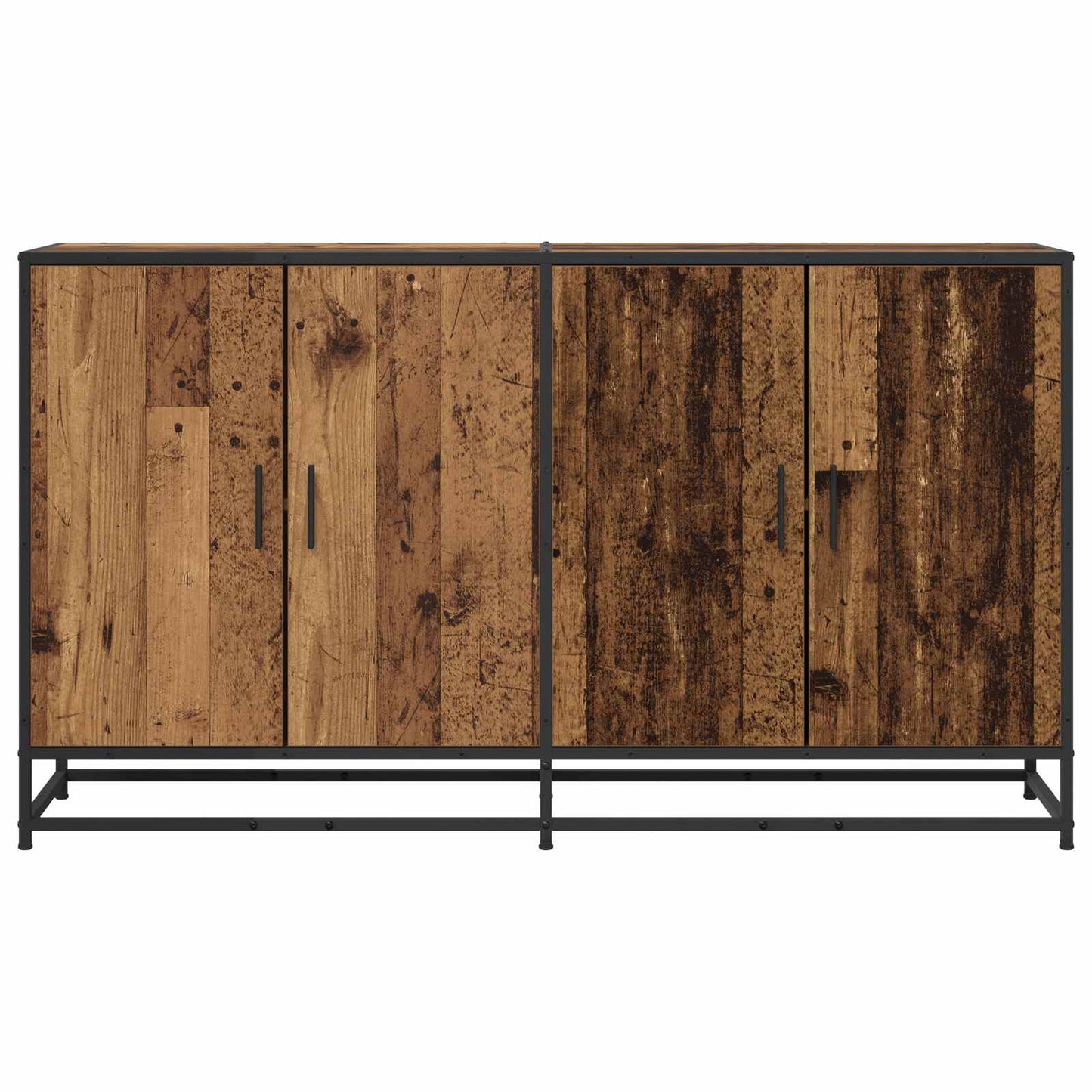Sideboard Old Wood 134 x 35 x 76 cm Engineered Wood