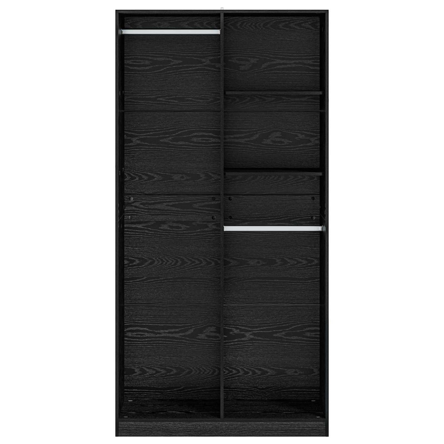Wardrobe Black oak 100 x 50 x 200 cm Engineered Wood
