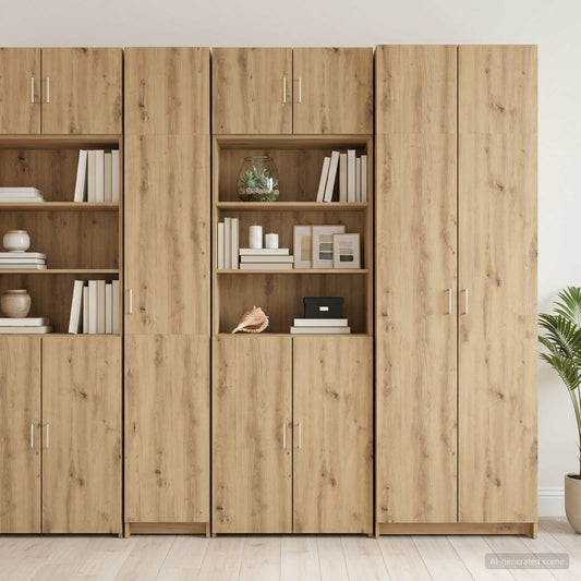 Storage Cabinet with Shelves Artisan Oak 70 x 42.5 x 225 cm