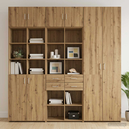 Storage Cabinet with Shelves Artisan Oak 70 x 42.5 x 225 cm