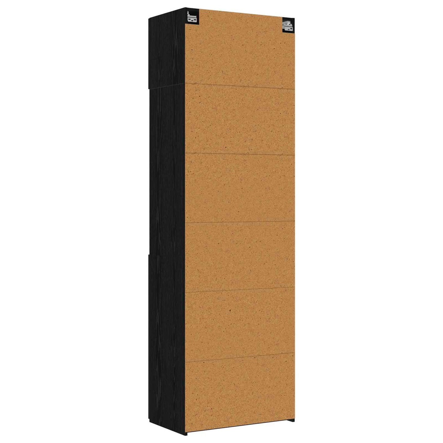 Storage Cabinet with Shelves Black Oak 70 x 42.5 x 225 cm