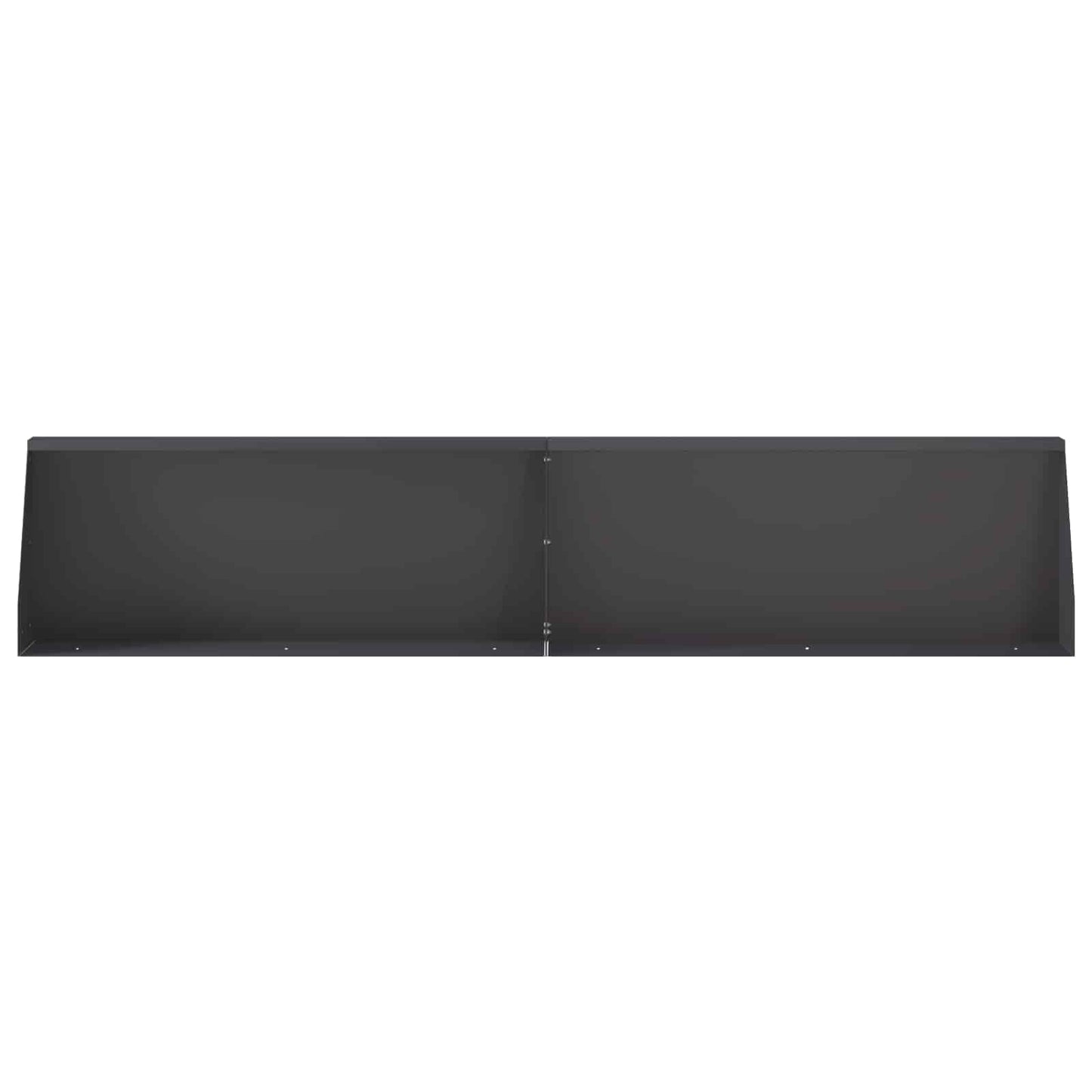 Retaining Wall 4 pcs 100 x 12 x 30 cm Steel Black