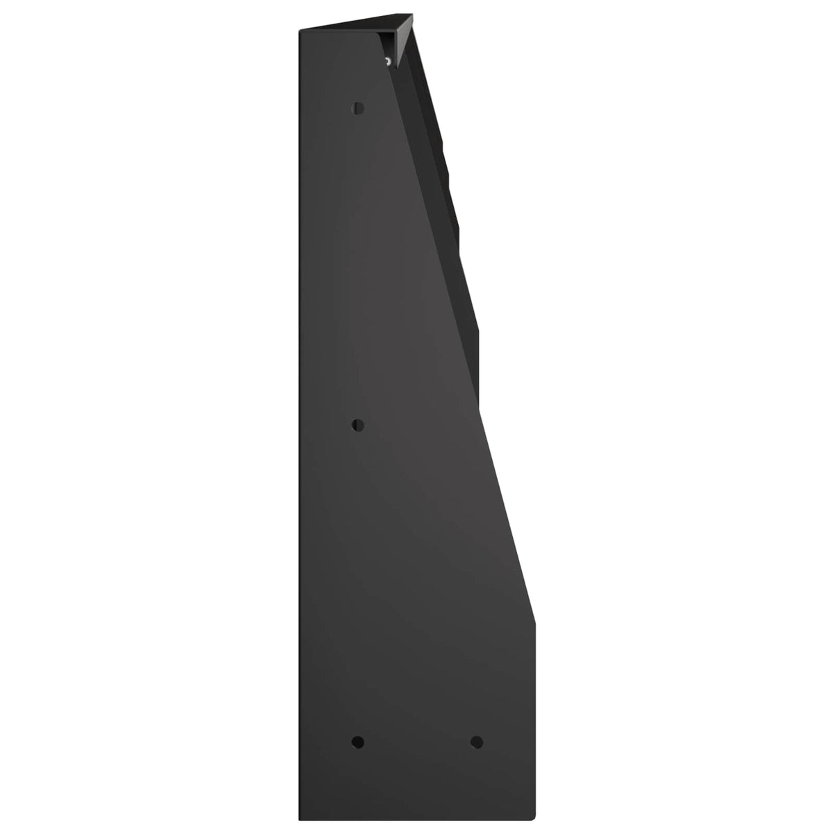 Retaining Wall 4 pcs 100 x 12 x 40 cm Steel Black