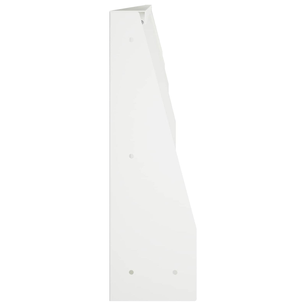 Retaining Wall 4 pcs 100 x 12 x 40 cm Steel White