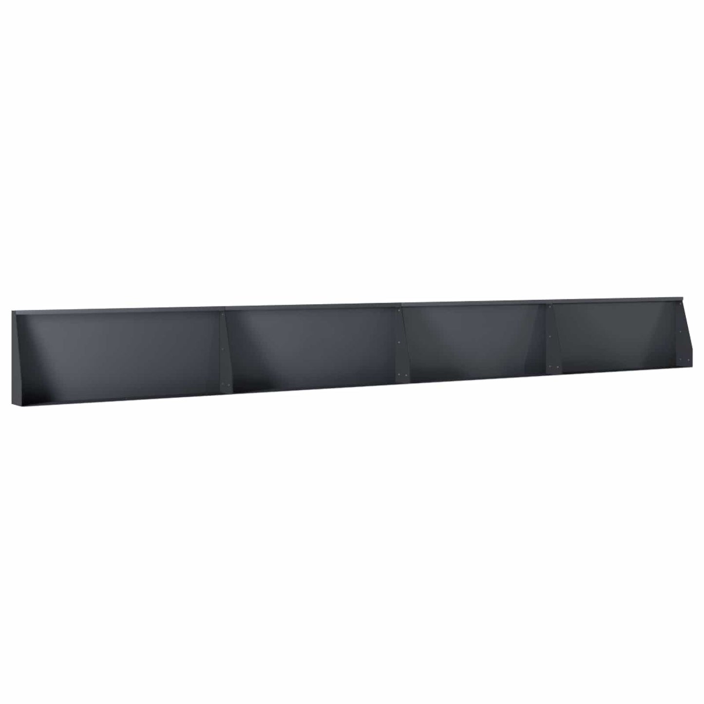 Retaining Wall 4 pcs 100 x 12 x 40 cm Steel Anthracite