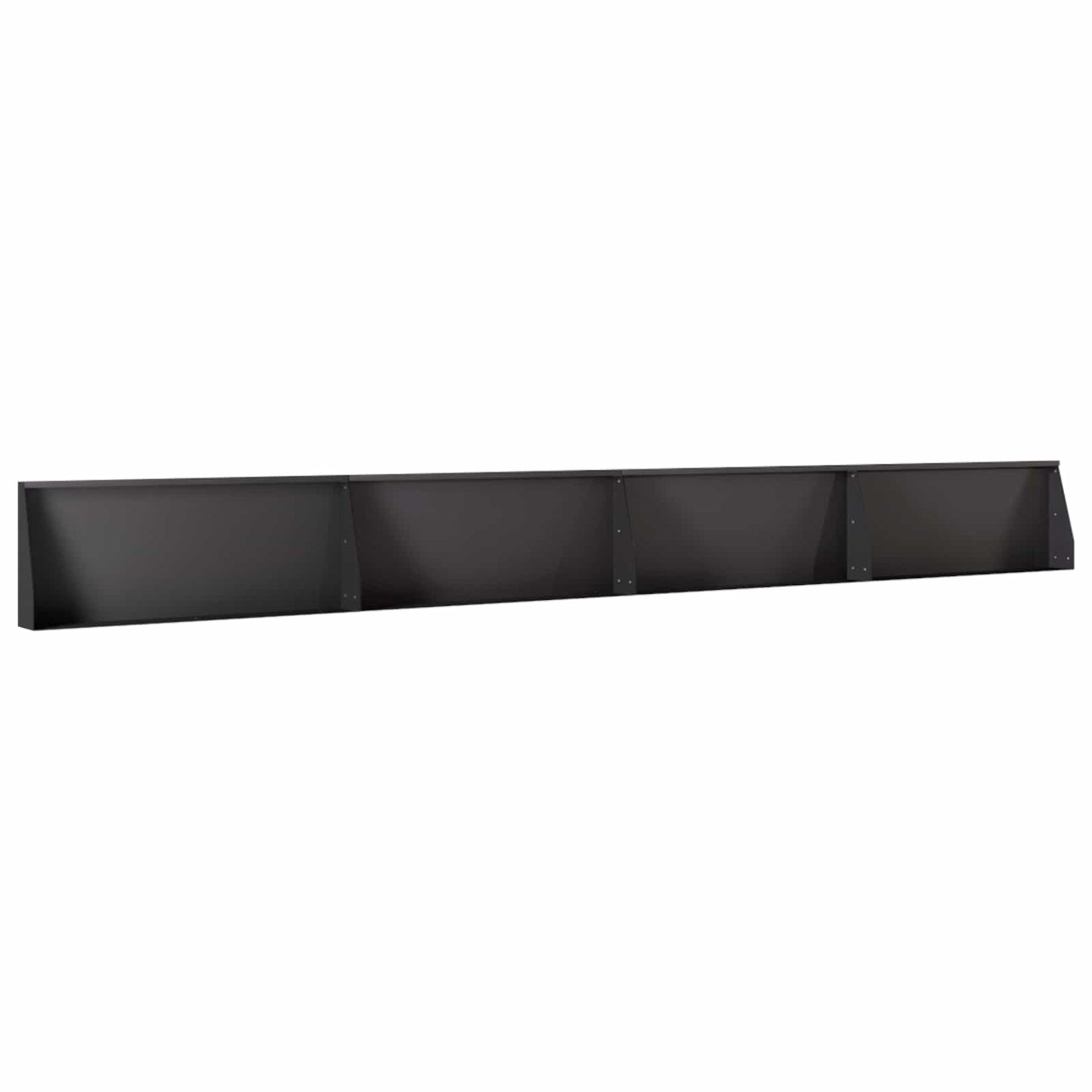 Retaining Wall 4 pcs 100 x 12 x 50 cm Steel Black