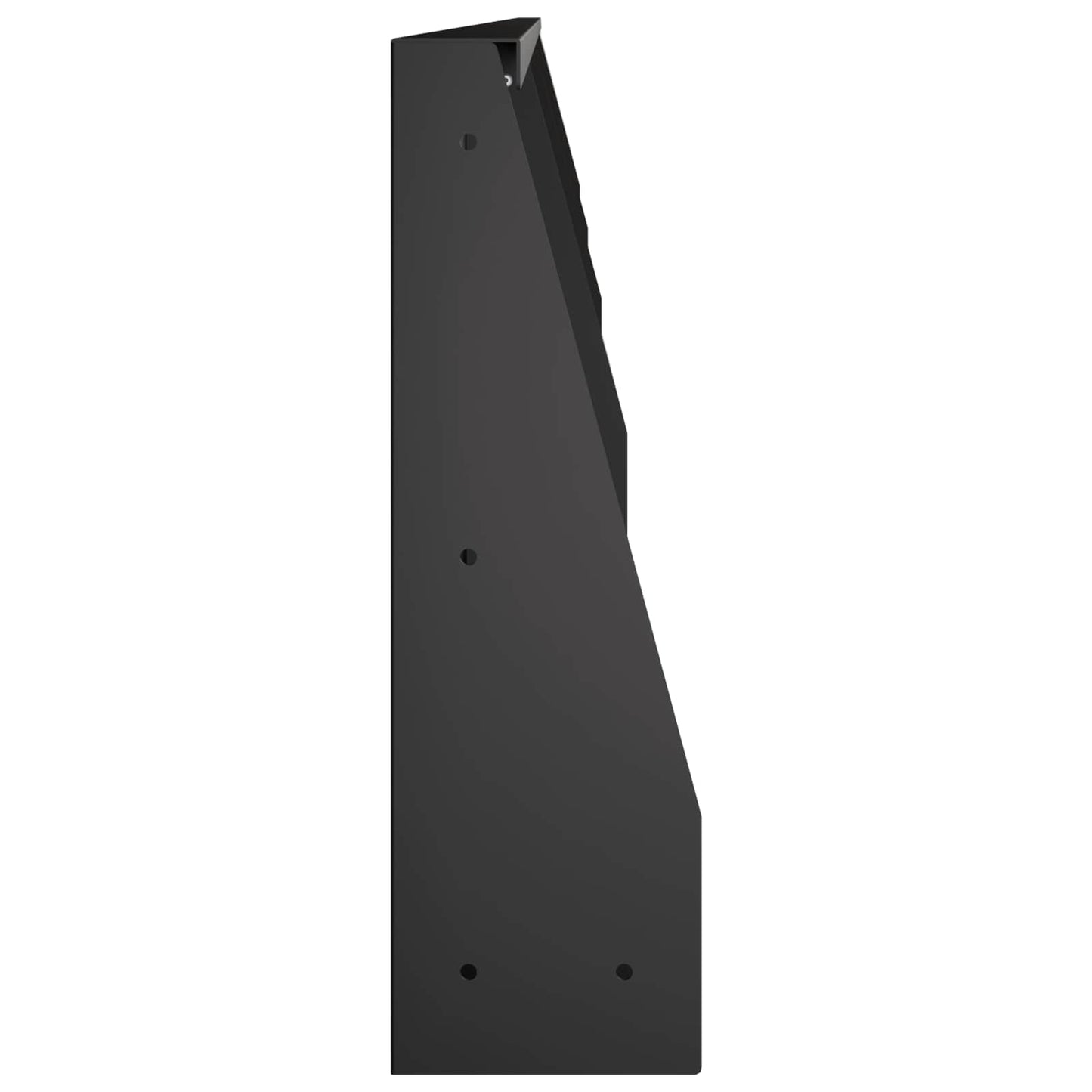 Retaining Wall 4 pcs 100 x 12 x 50 cm Steel Black