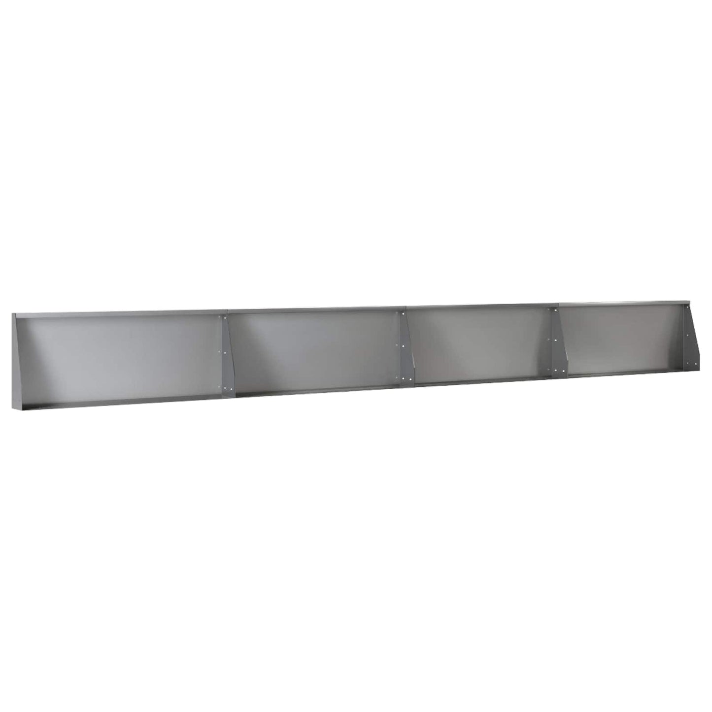 Retaining Wall 4 pcs 100 x 12 x 50 cm Galvanised Steel Silver