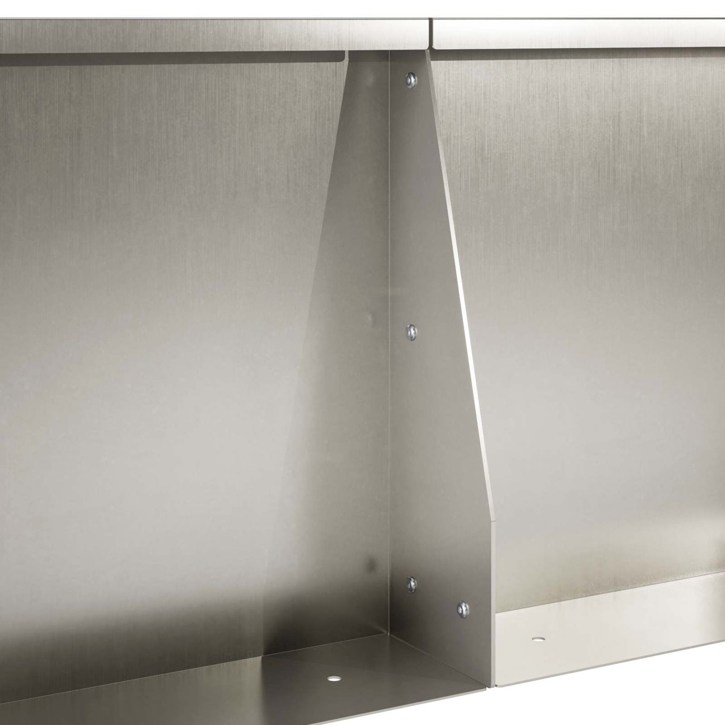 Retaining Wall 4 pcs 40 x 12 x 30 cm Stainless Steel Silver
