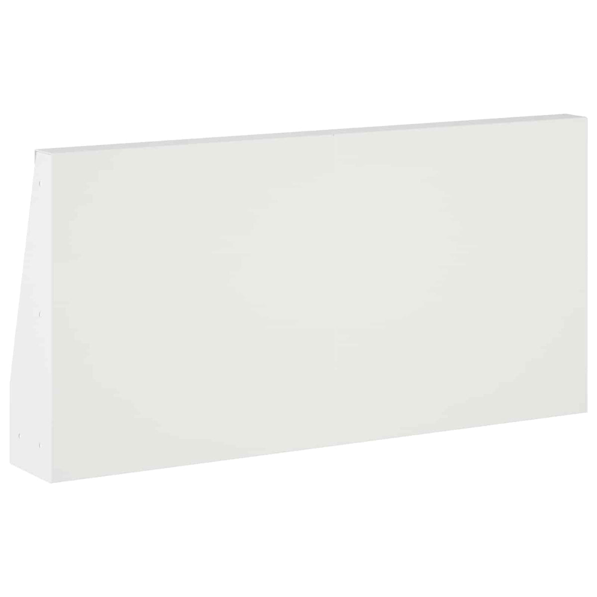 Retaining Wall 4 pcs 40 x 12 x 40 cm Steel White