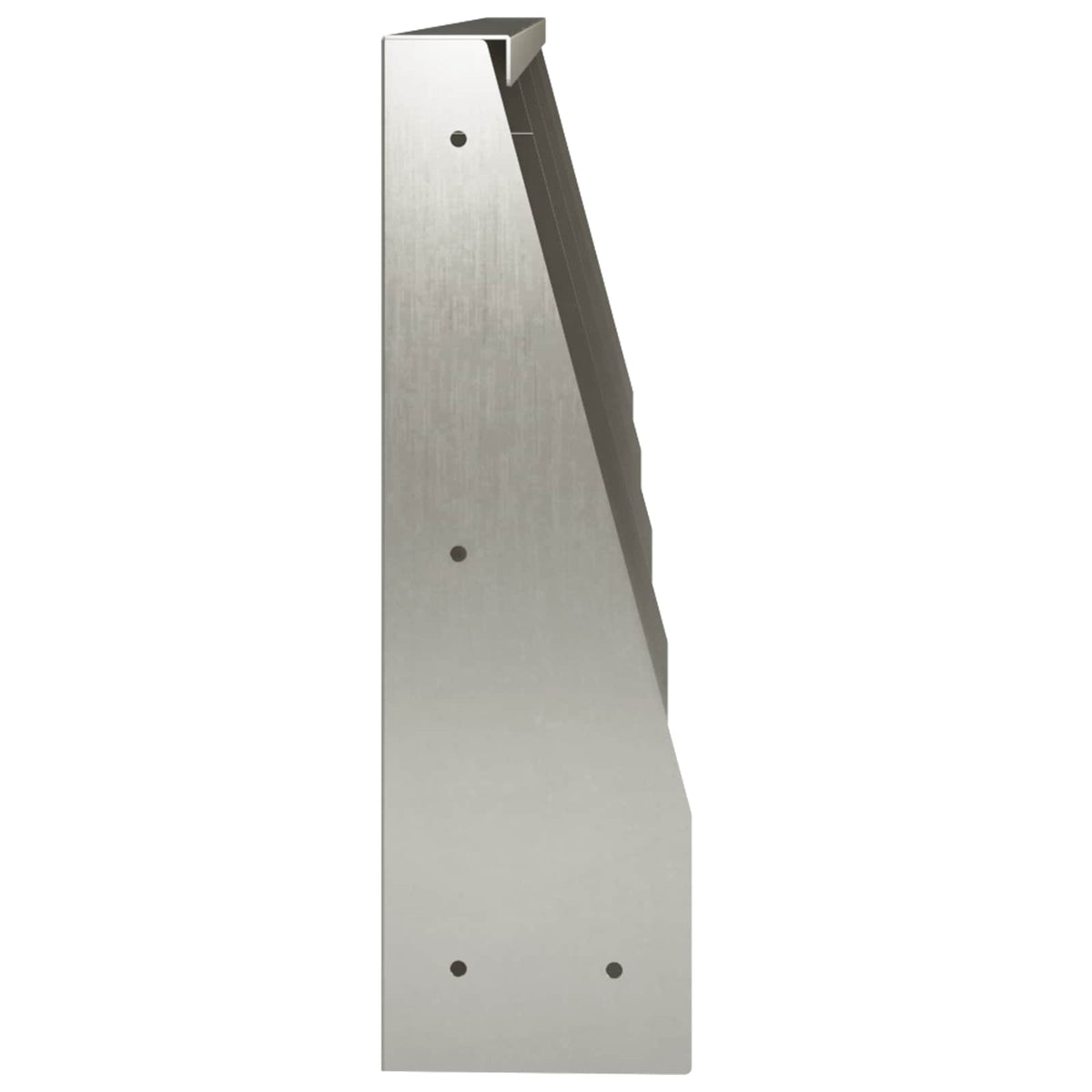 Retaining Wall 4 pcs 40 x 12 x 40 cm Stainless Steel Silver