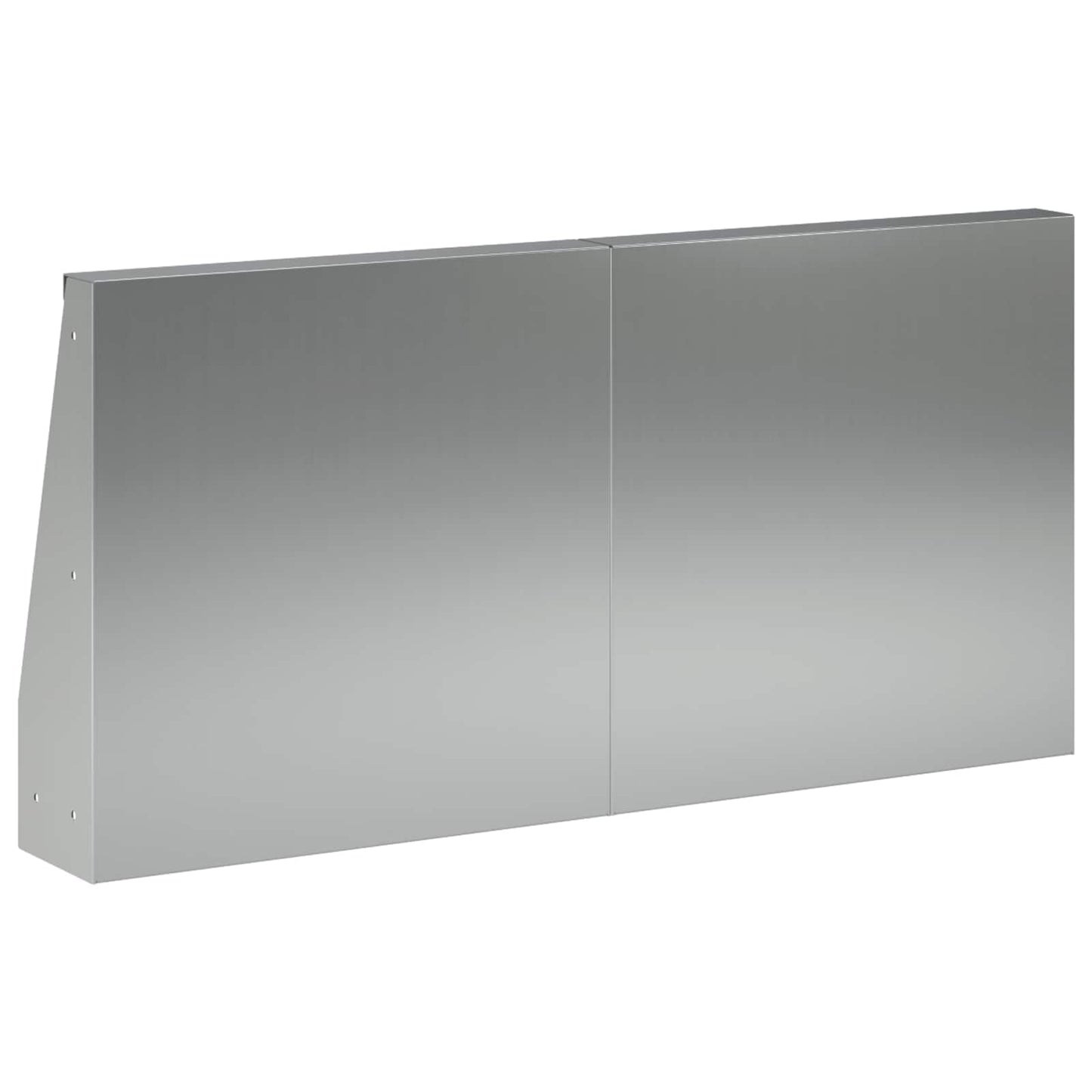 Retaining Wall 4 pcs 40 x 12 x 40 cm Galvanised Steel Silver