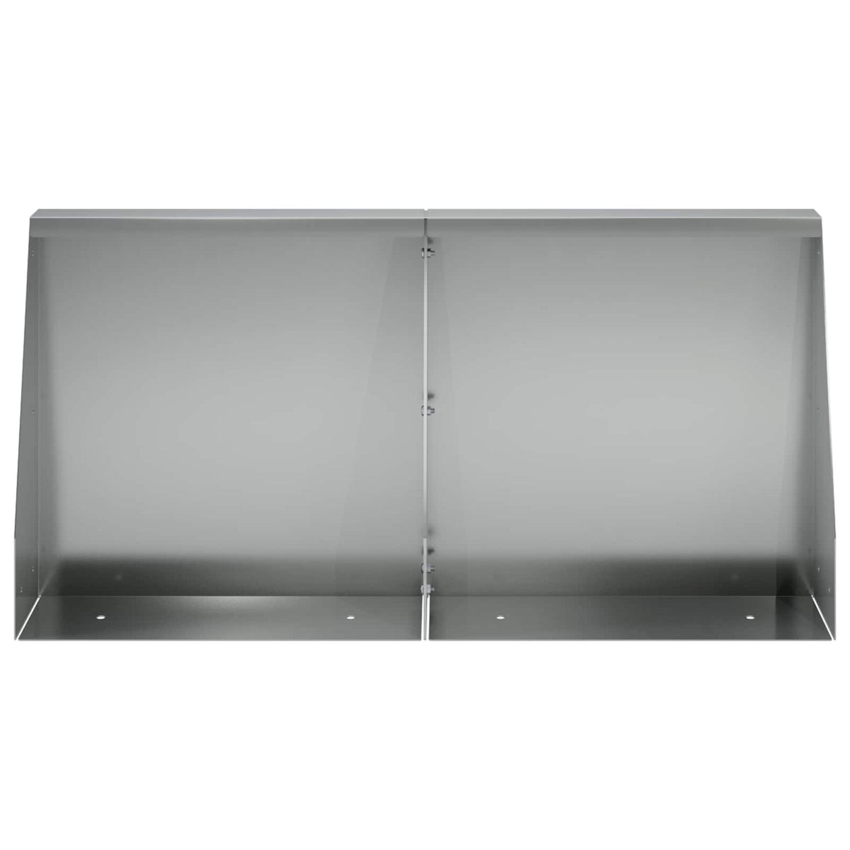 Retaining Wall 4 pcs 40 x 12 x 40 cm Galvanised Steel Silver